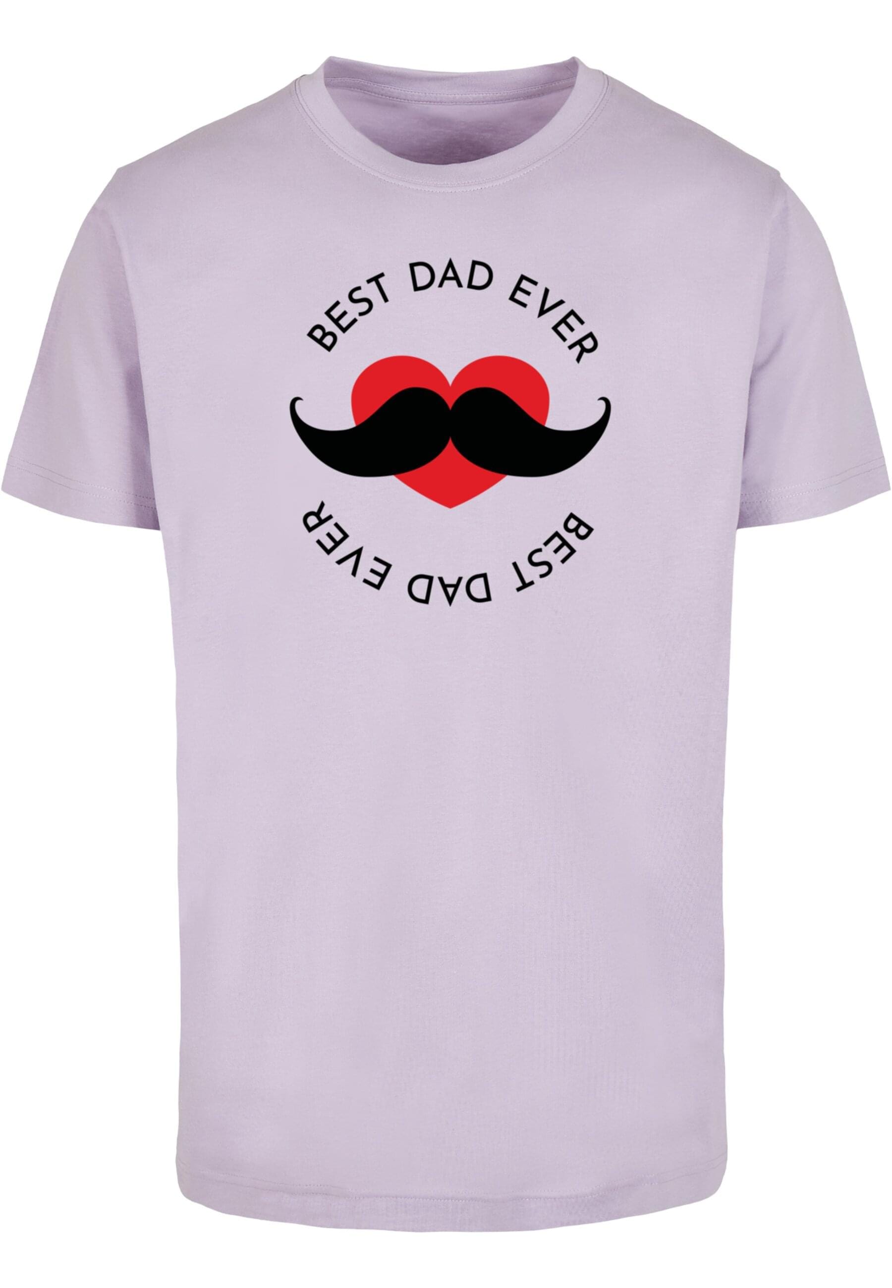 T-Shirt »Merchcode Herren Fathers Day - Best dad T-Shirt Round Neck«, (1 tlg.)