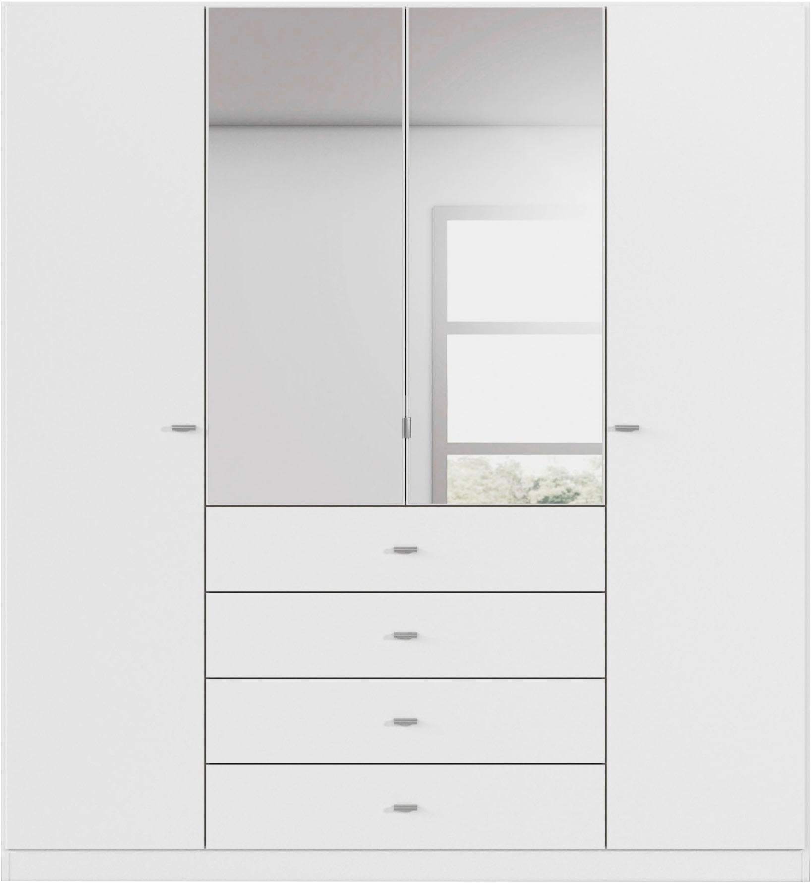 rauch Kleiderschrank "Sinsheim" mit 4 breiten Schubkästen günstig online kaufen