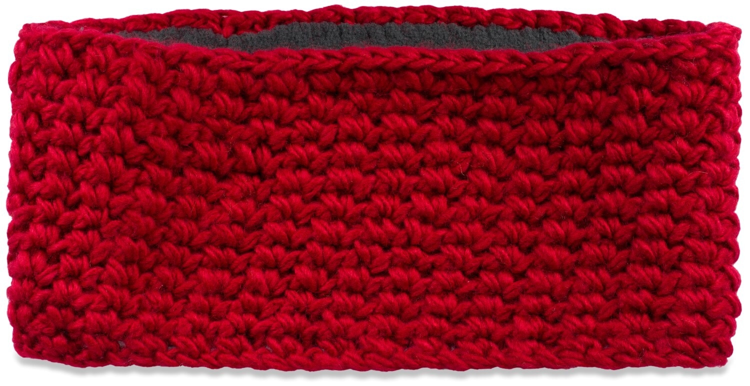 styleBREAKER Stirnband "Breites Grob Gehäkeltes Stirnband Einfarbig" 1 Stk.
