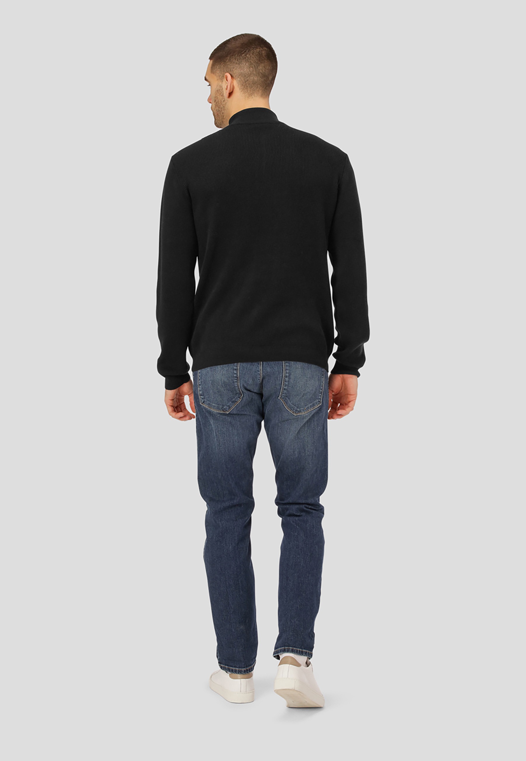 Clean Cut Copenhagen Sweater »Clean Cut Copenhagen Mario Half-Zip Knit«, 1 Stk.

