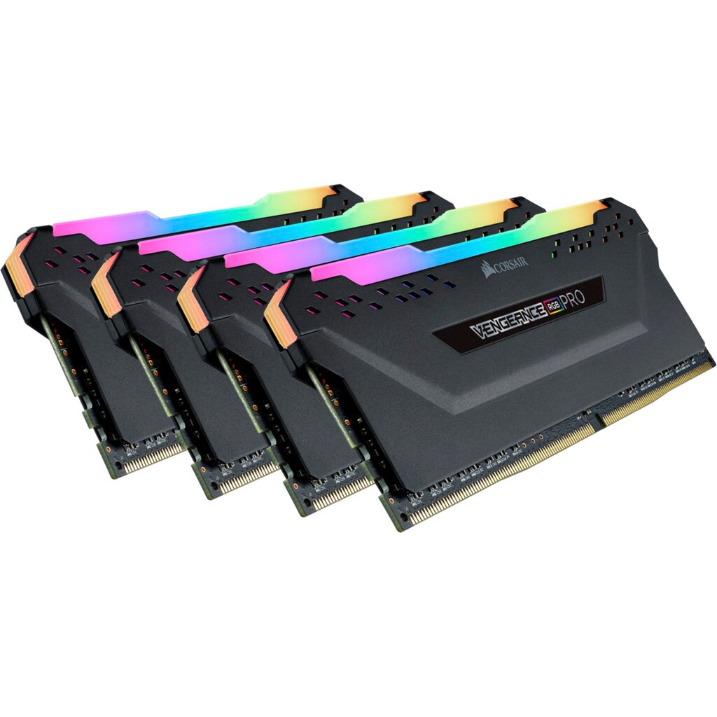 Corsair PC-Arbeitsspeicher »VENGEANCE® RGB PRO 64 GB (4 x 16 GB) DDR4 DRAM 3200 MHz C16«