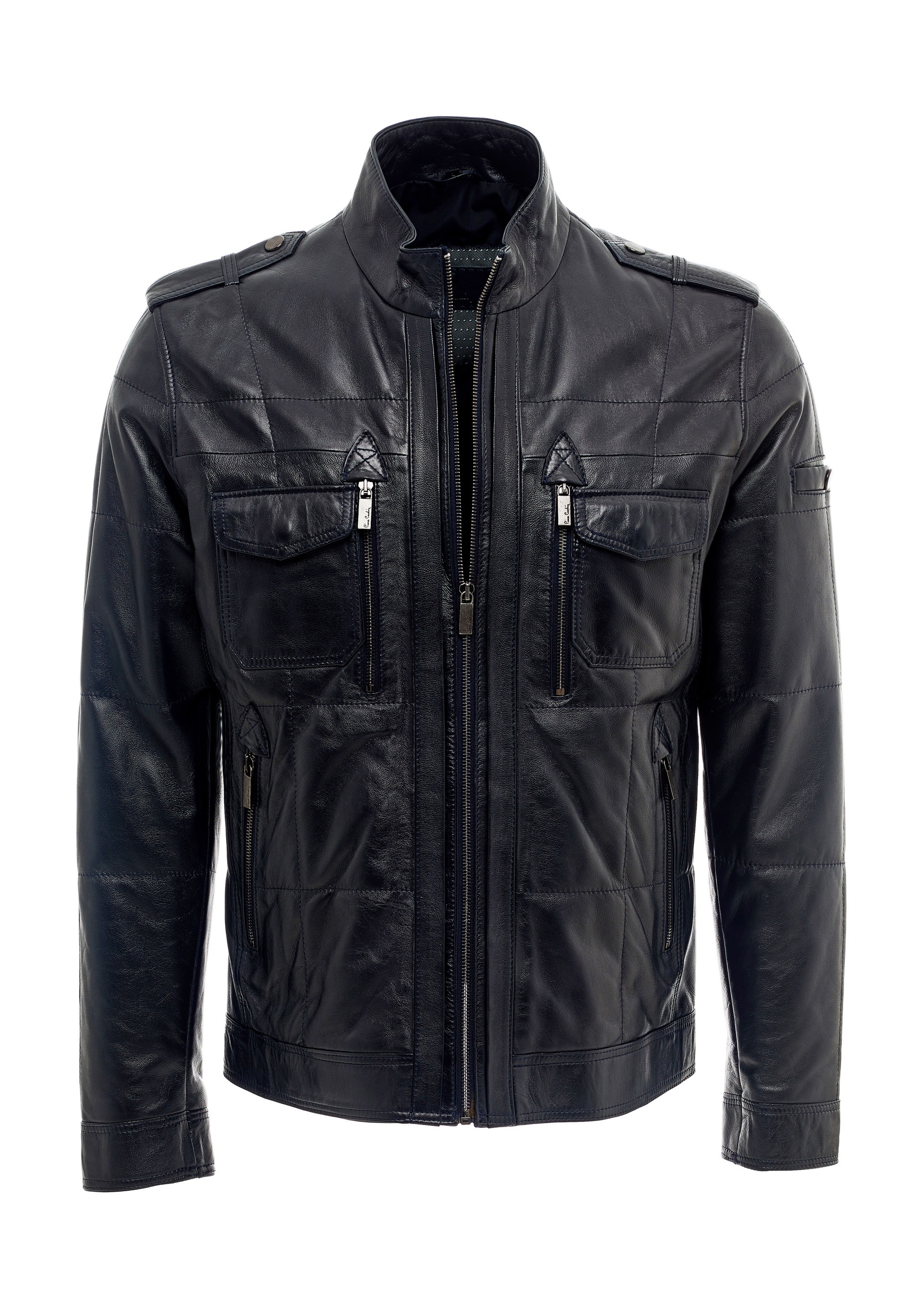 Pierre Cardin Lederjacke, in tollem Stepp-Design