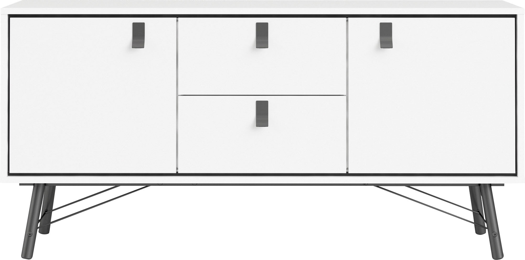 andas Sideboard »Ry Aufbewahrung, Schubladenschrank,«, Breite 150 cm, Höhe 72 cm, Kommode mit 2 Türen und 2 Schubläden