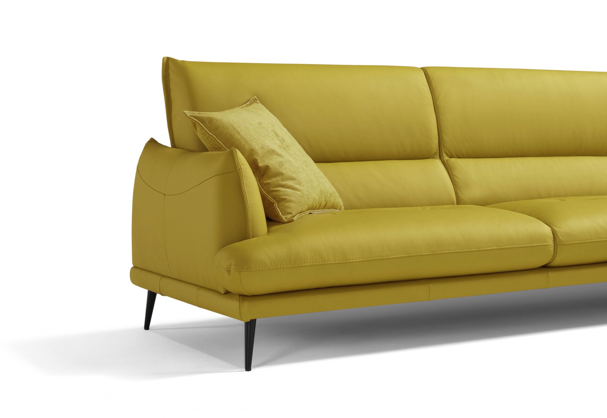 Egoitaliano Ecksofa »FUNNY, hochwertiges und aktuelles Design, bequeme Rückenlehne«, hochwertiger Sitzkomfort, L-Form