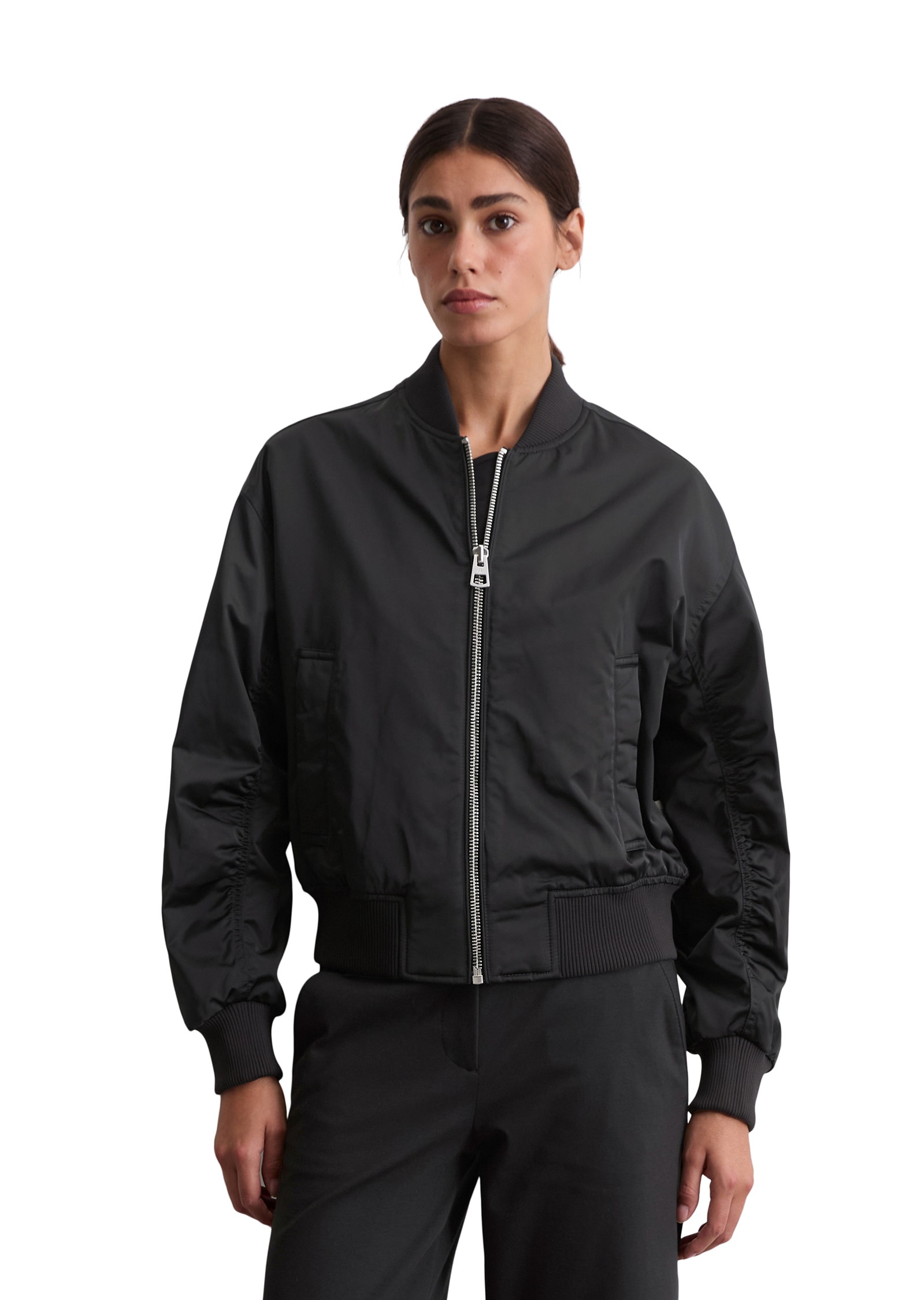 Marc OPolo Outdoorjacke "aus recyceltem Shiny-Polyester-Twill", ohne Kapuze günstig online kaufen