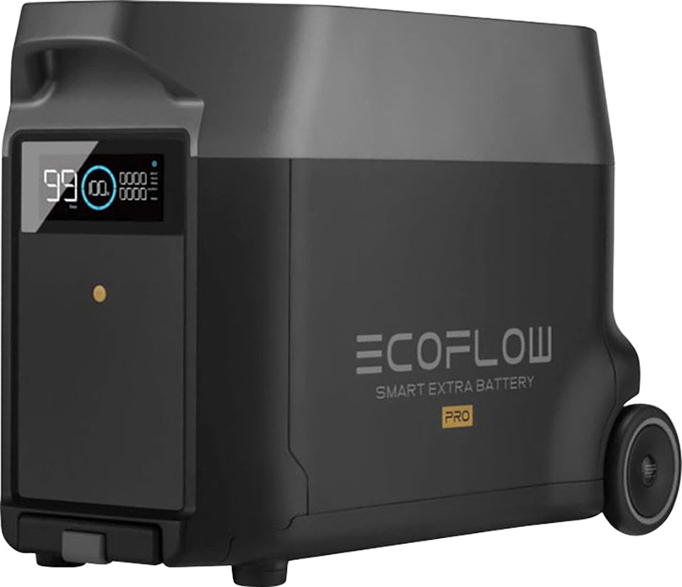 Ecoflow Solaranlage »Delta Pro Powerstation mit 2 x 400W Ecoflow Solarmodul«, (Spar-Set), mit 3,6kWh Zusatzbatterie und Smart Home Panel, Plug and play
