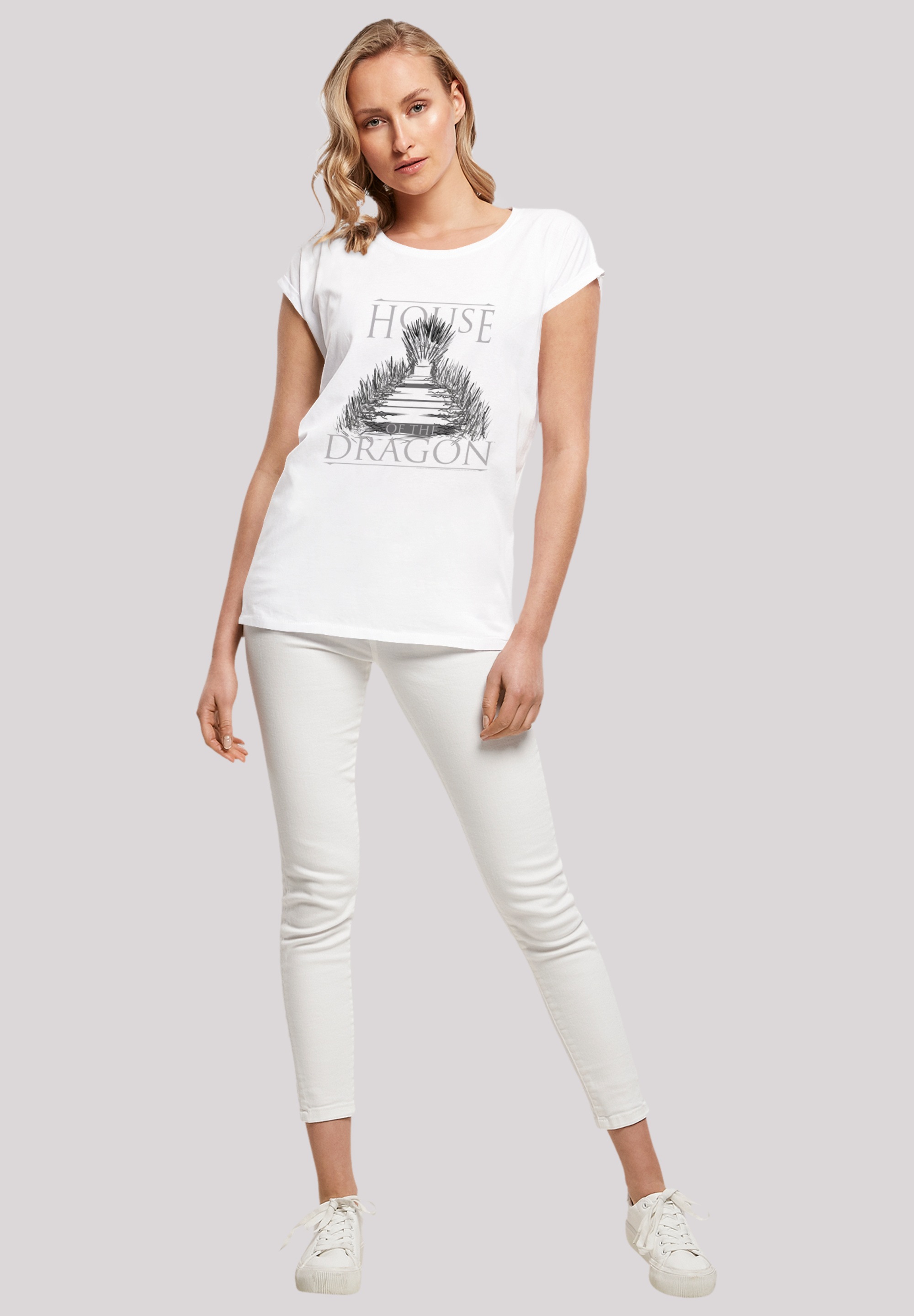 F4NT4STIC T-Shirt »House Of The Dragon Throne«, Premium Qualität