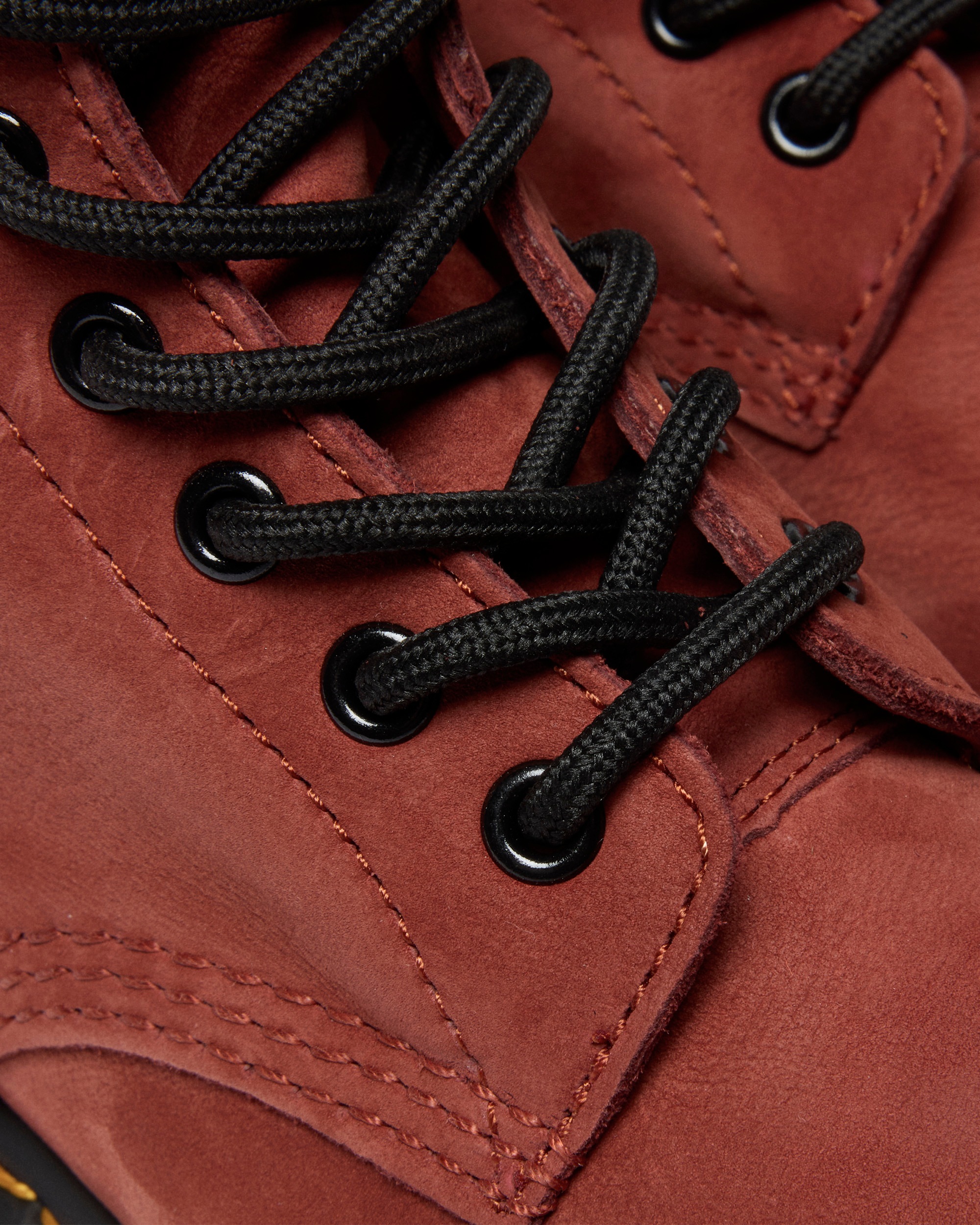 DR. MARTENS Schnürboots »1460 Pascal 8 Eye Boot«, Festival, Blockabsatz, Schnürboots mit gelber Rahmennaht