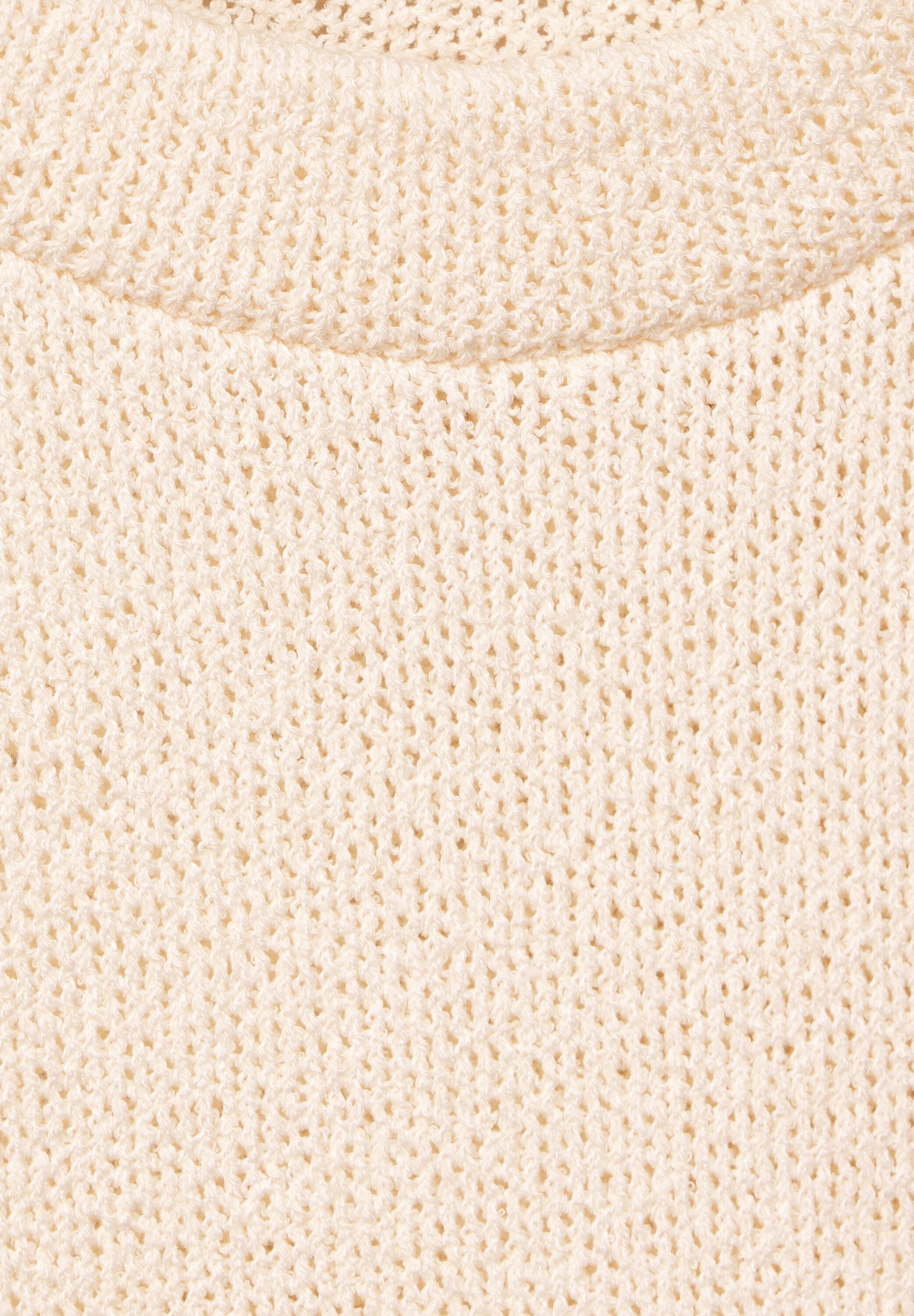 STREET ONE Kurzarmpullover, aus softem Materialmix