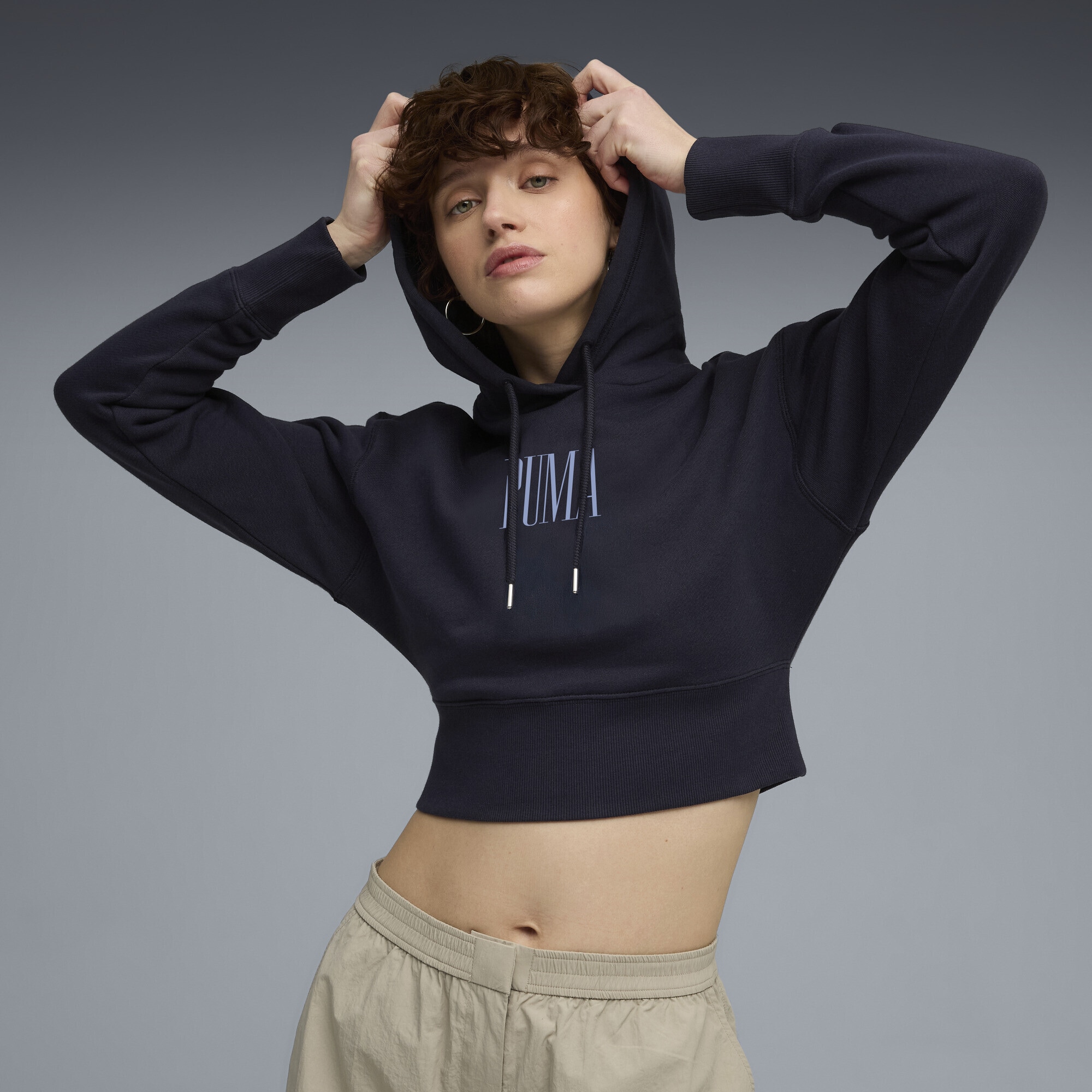 PUMA Hoodie »Premium Essentials Relaxed Graphic Hoodie Damen«
