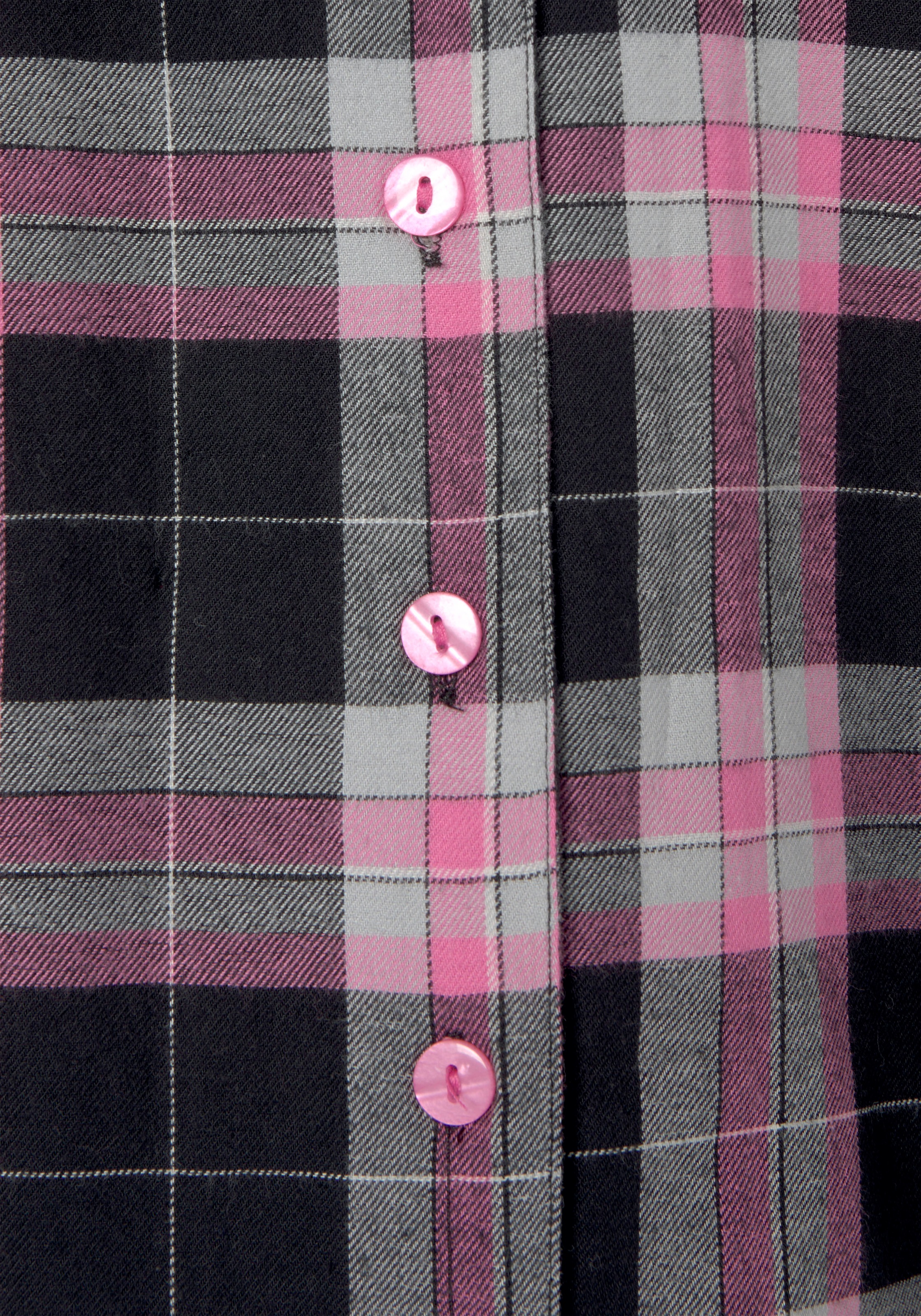 Vivance Dreams Pyjama, (2 tlg.), aus kuschelig weichem Flanell
