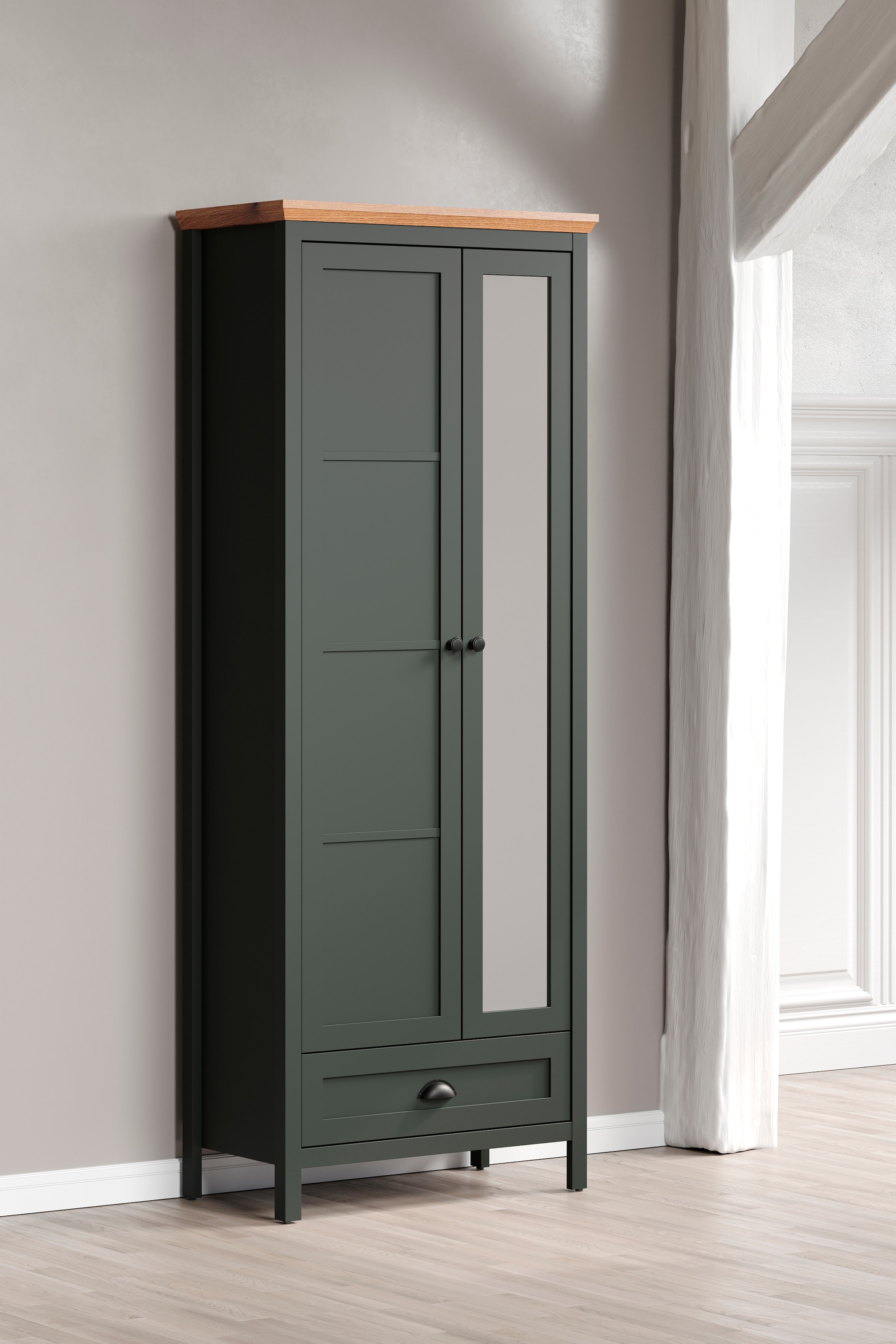 Home affaire Garderobenschrank "Vienna", (1 St.), Garderobenschrank, 2 Türe günstig online kaufen
