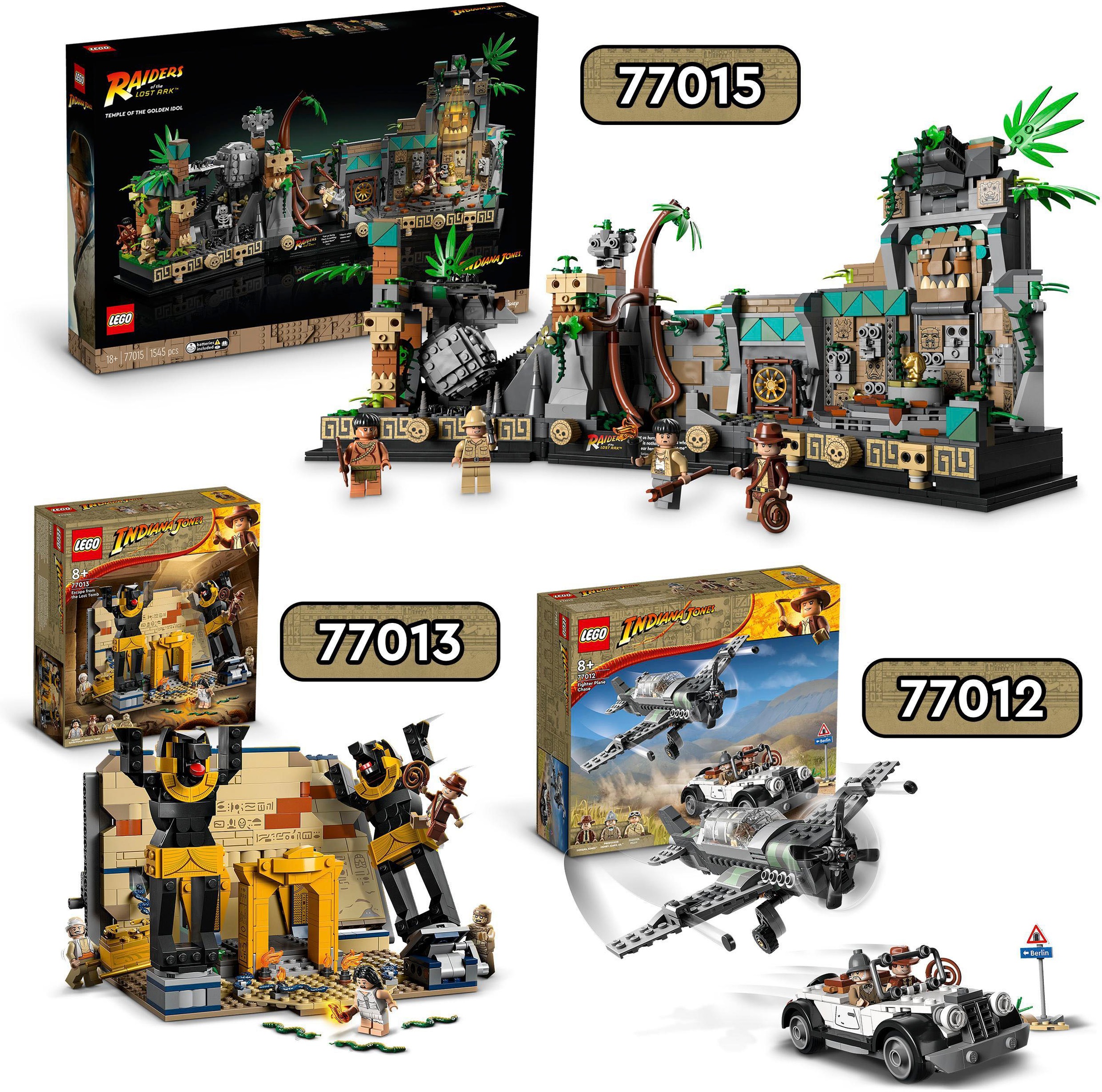 LEGO® Konstruktionsspielsteine »Flucht aus dem Grabmal (77013), LEGO® Indiana Jones«, (600 St.), Made in Europe