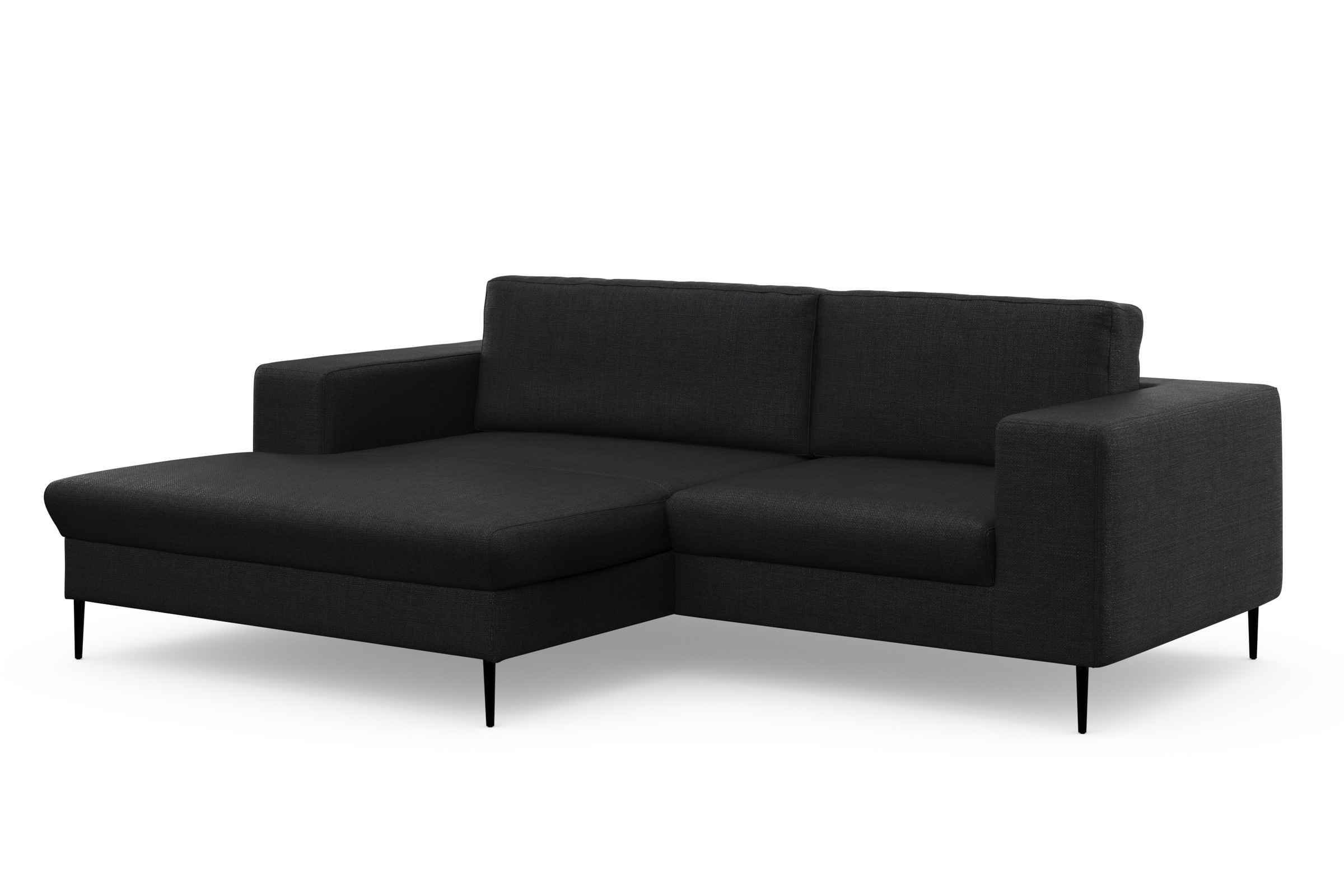 DOMO collection Ecksofa »Modica kompakt und elegant, Breite 244, L-Form«, moderne Optik mit extrabreiter Recamiere, auch in Cord