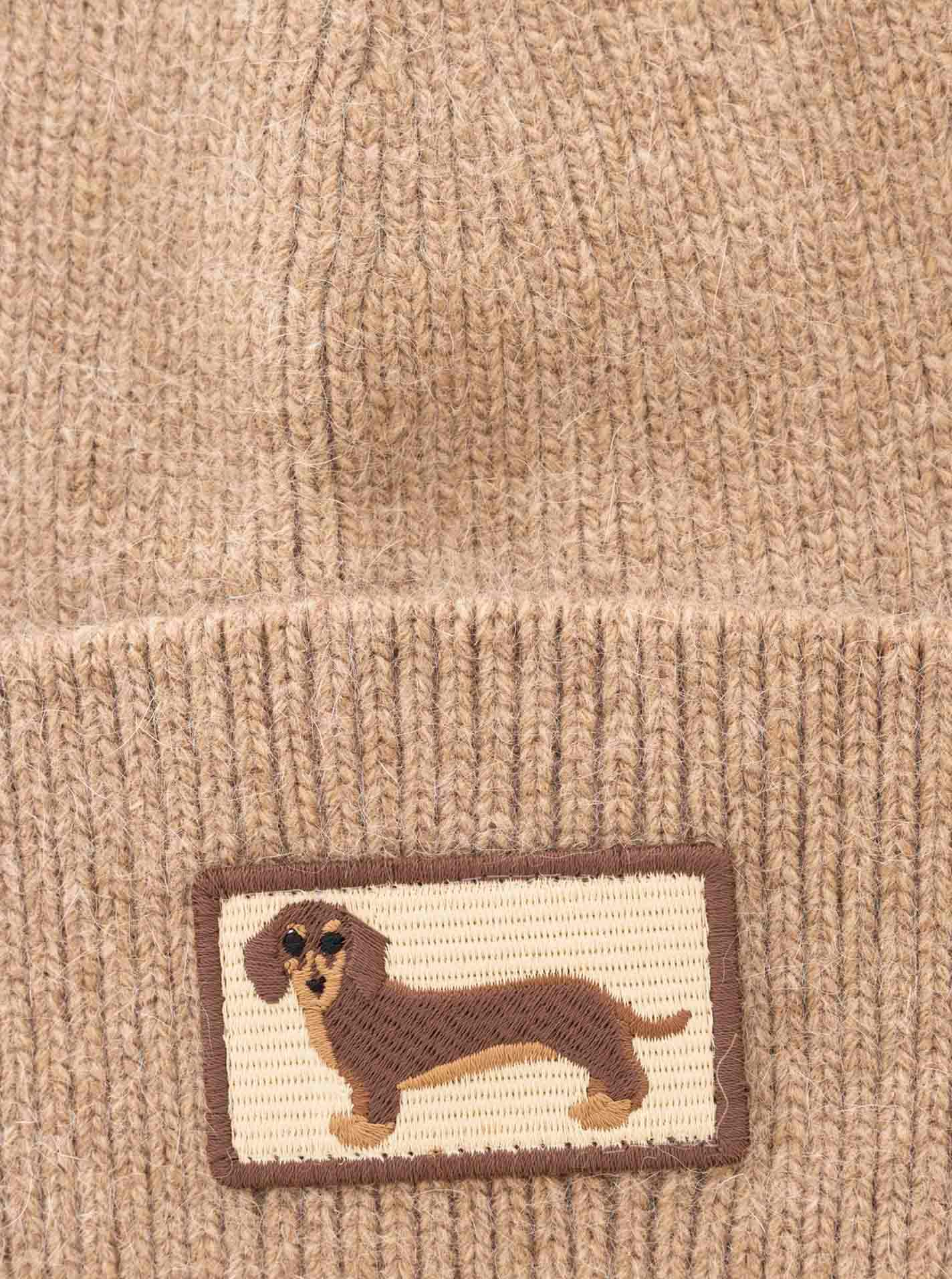 Zwillingsherz Beanie »"Dog Patch"«, mit süßem Dackelmotiv und Wollanteil