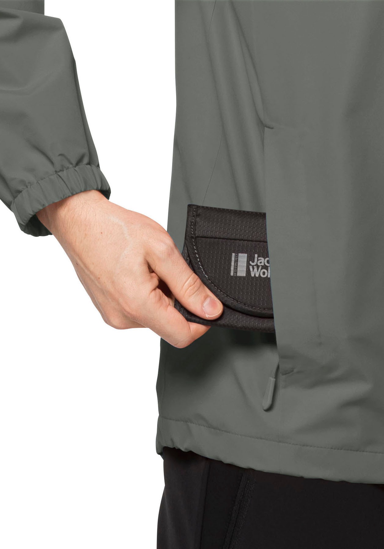 Jack Wolfskin Funktionsjacke »STORMY POINT 2L JKT M«, mit Kapuze