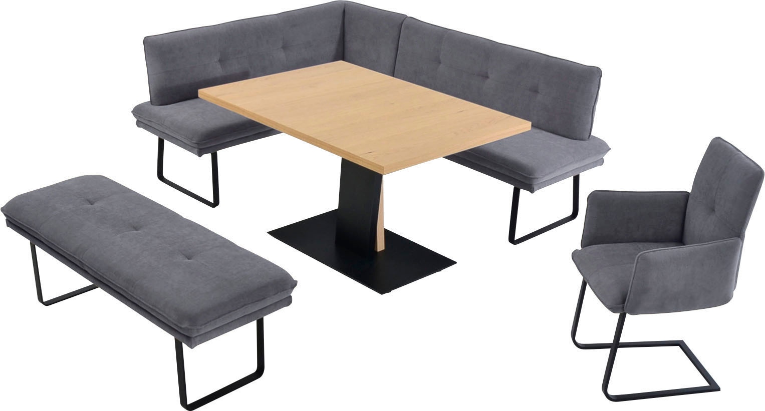 K+W Komfort & Wohnen Essgruppe "Giacomo III" 4 Stk. tlg. wahlweise links od günstig online kaufen