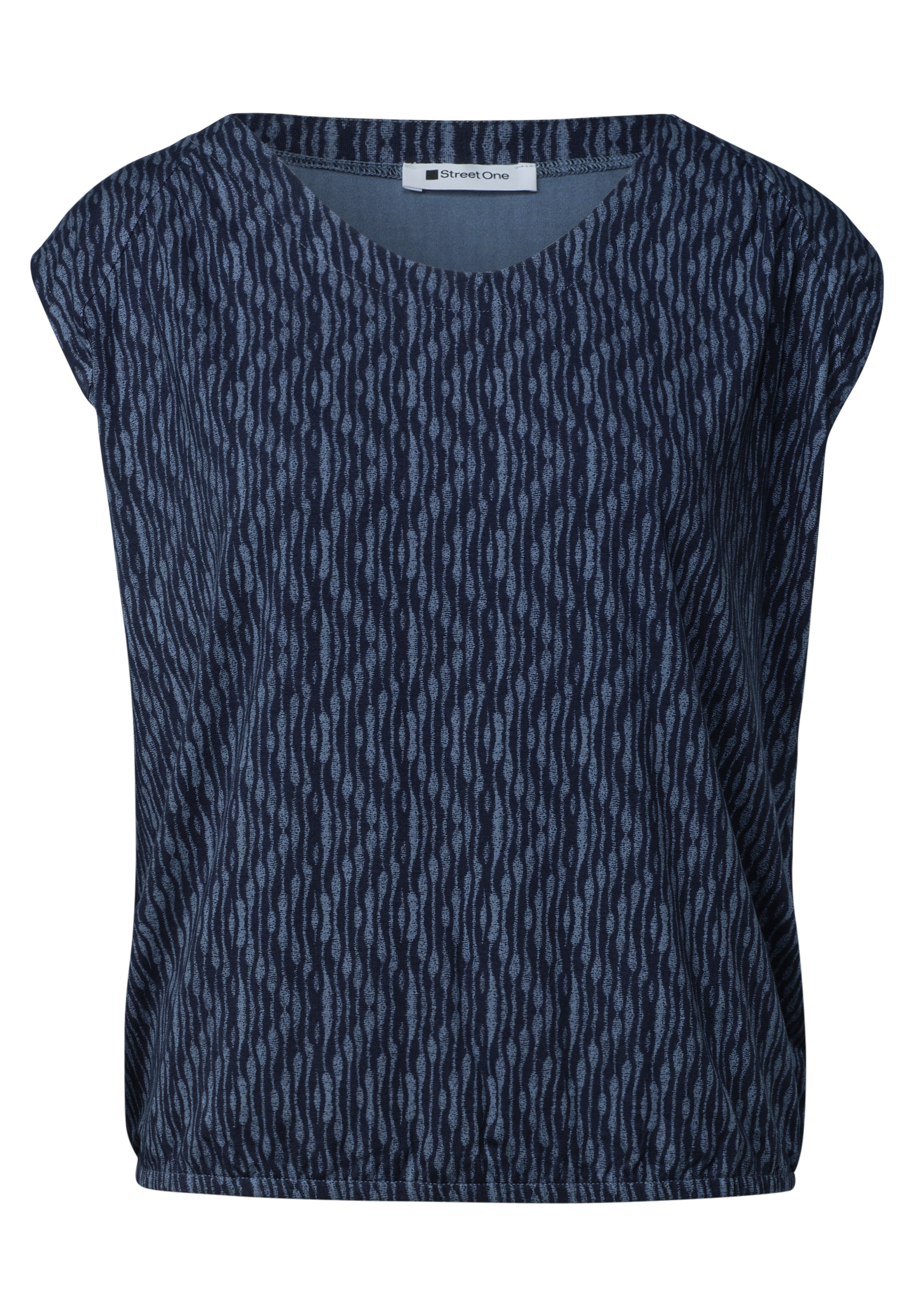 STREET ONE Shirttop mit Elastiksaum