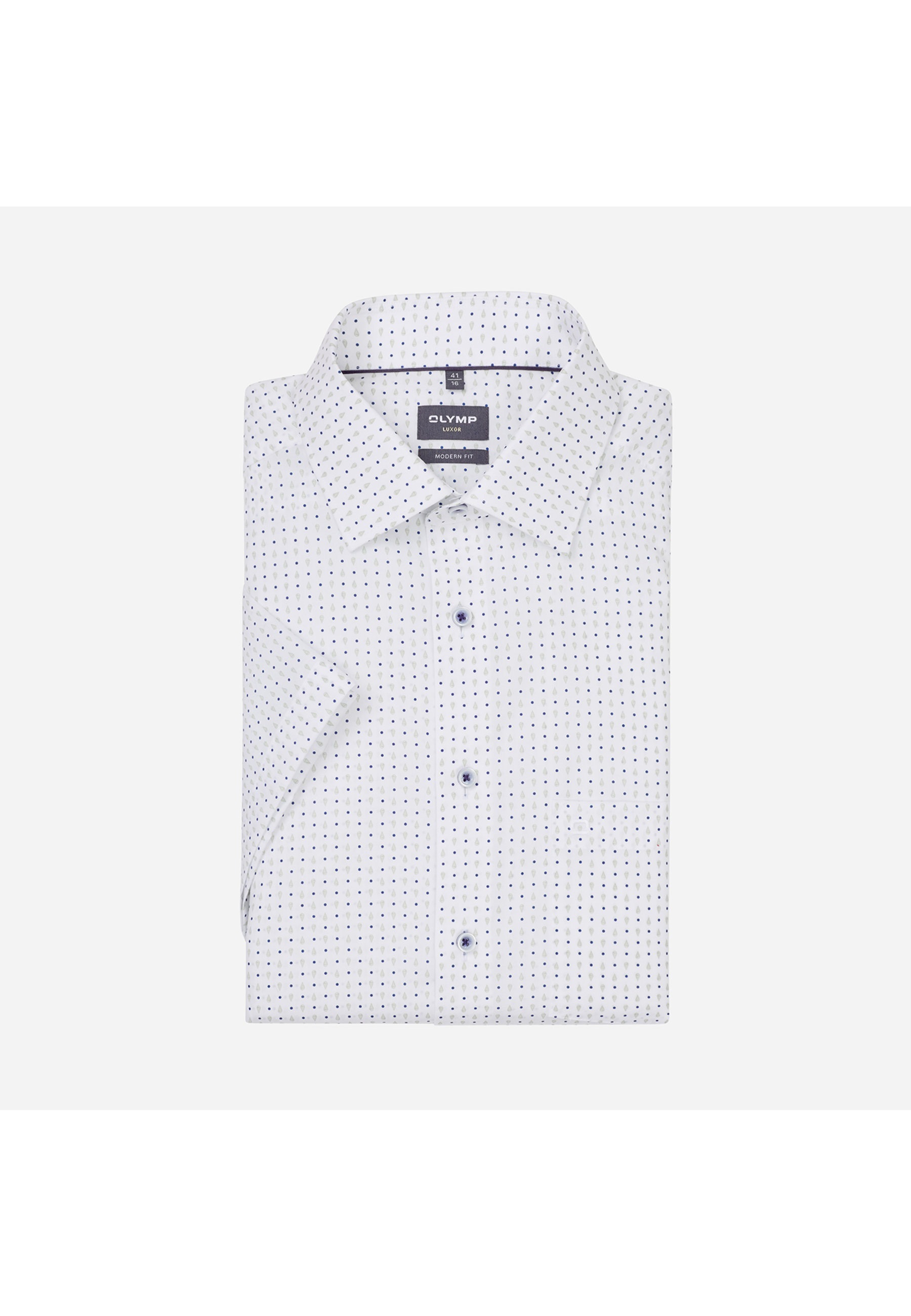 OLYMP Luxor Modern Fit Men's Shirt Light Green 41 9