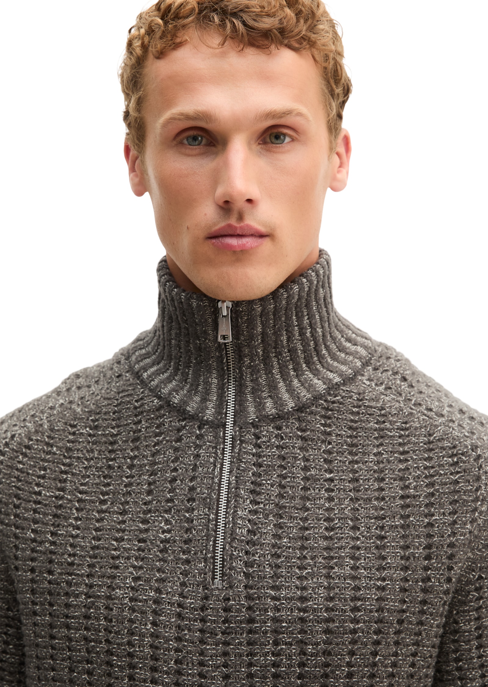 Marc O'Polo Rollkragenpullover »aus Bio-Baumwoll-Schurwoll-Mix«