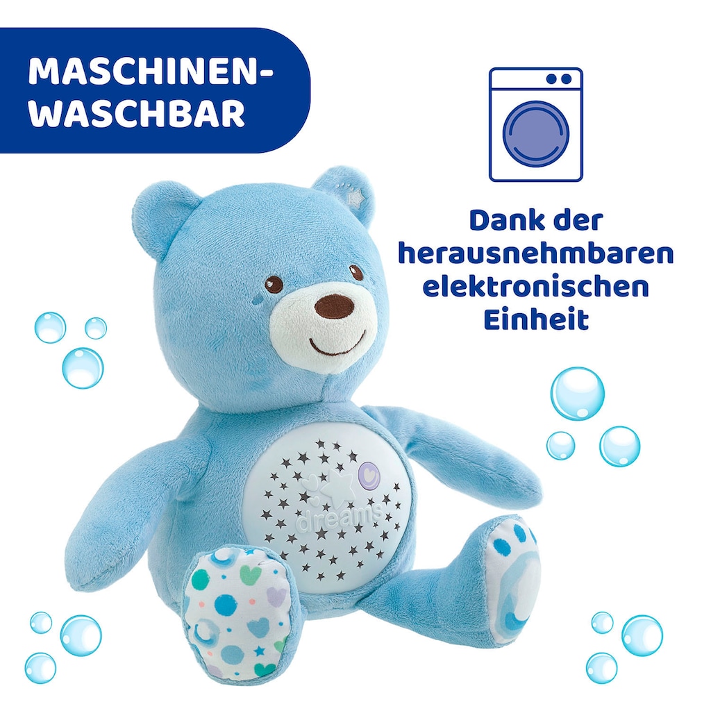 Chicco Kuscheltier »First Dreams Baby Bär, Hellblau«