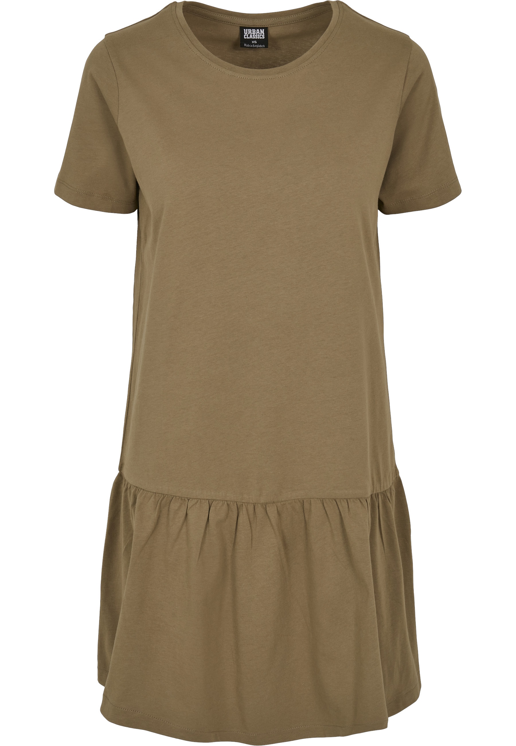 URBAN CLASSICS A-Linien-Kleid "Urban Classics Damen Ladies Valance Tee Dress" 1 Stk. tlg.