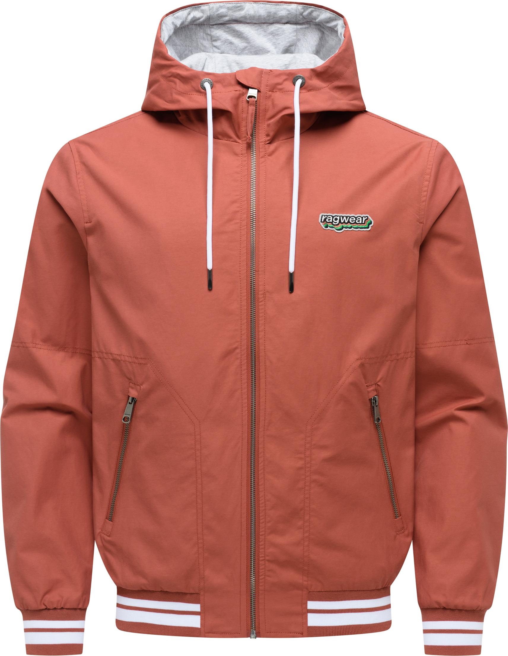 Ragwear Outdoorjacke "Stewan YOUMODO" mit Kapuze leichte Herren Übergangsjacke mitelastischen Bündchen