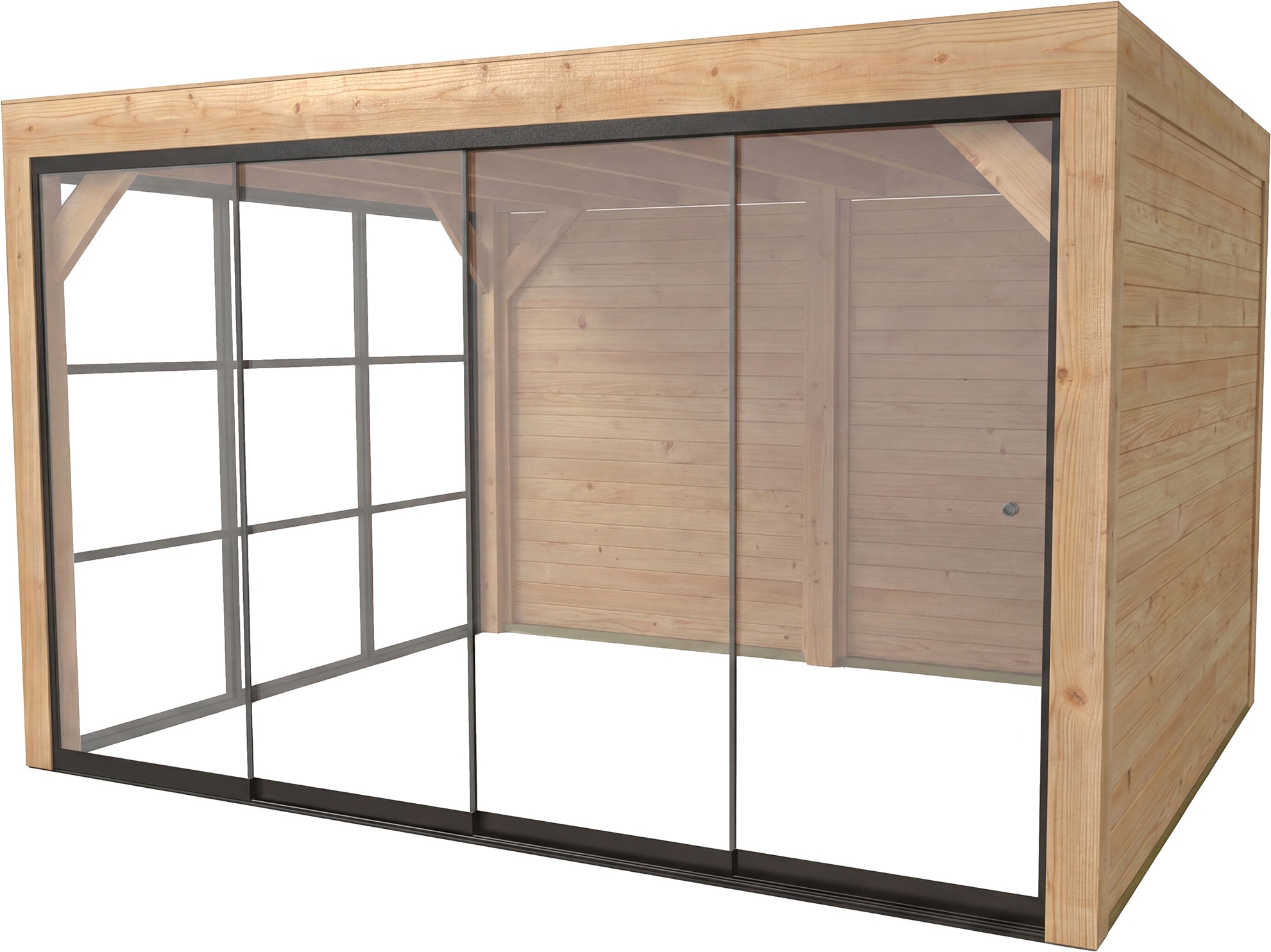 weka Holzpavillon »Lumley Lauben-Set Gr. 2.3« BxTxH: 307x399x245 cm