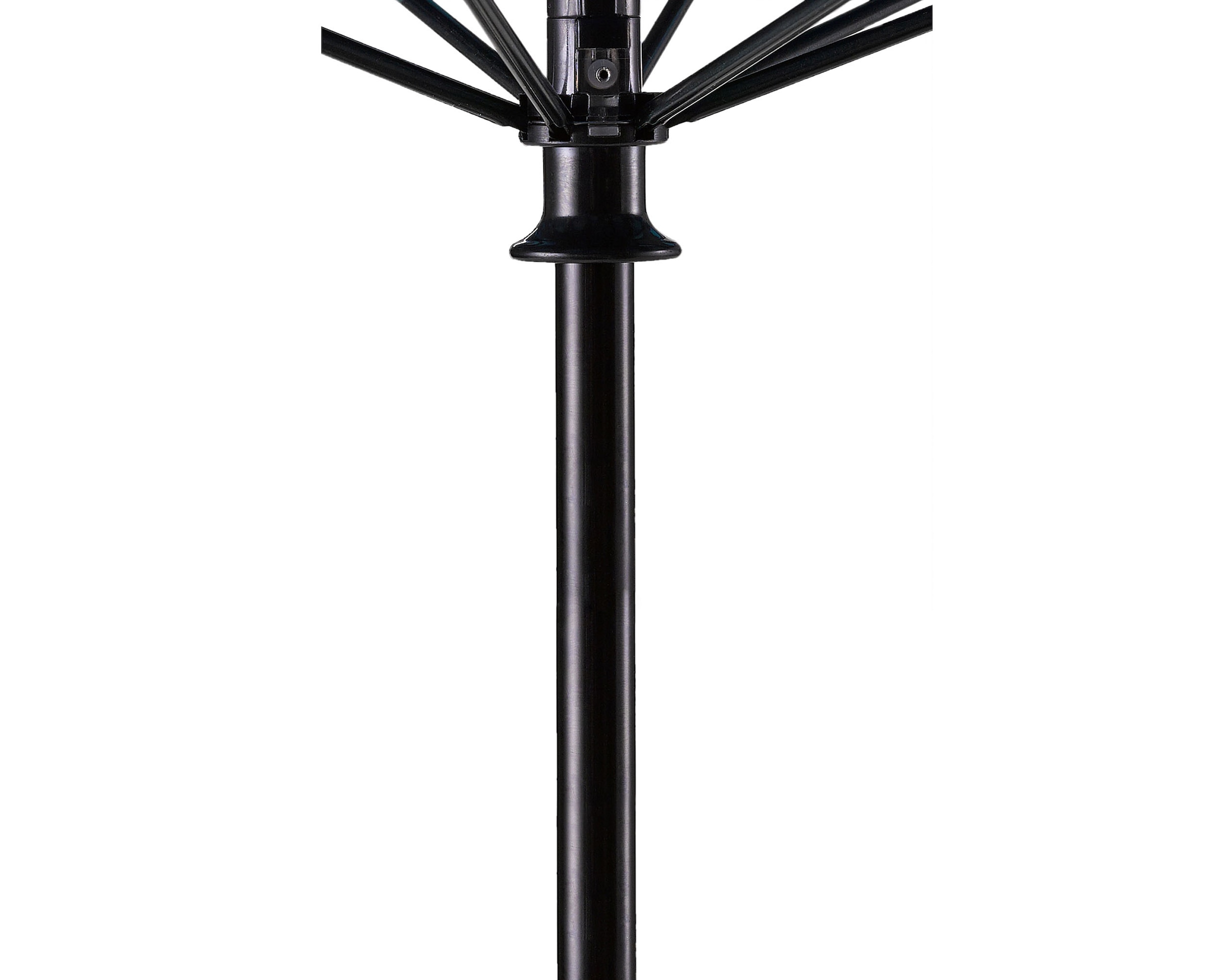 EuroSCHIRM® Trekkingschirm »light trek Automatic, silber«, kompakte Größe, mit Automatik und integriertem Kompass im Griff
