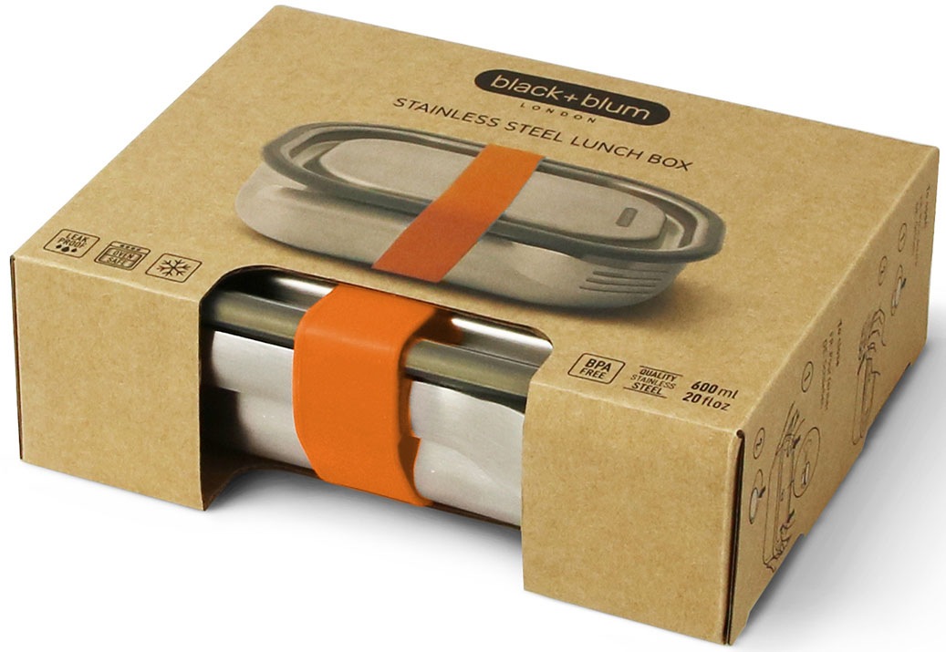 black+blum Lunchbox 1 Stk. tlg. (3-in1), auslaufsicher, mit Silikon-Ventil, günstig online kaufen