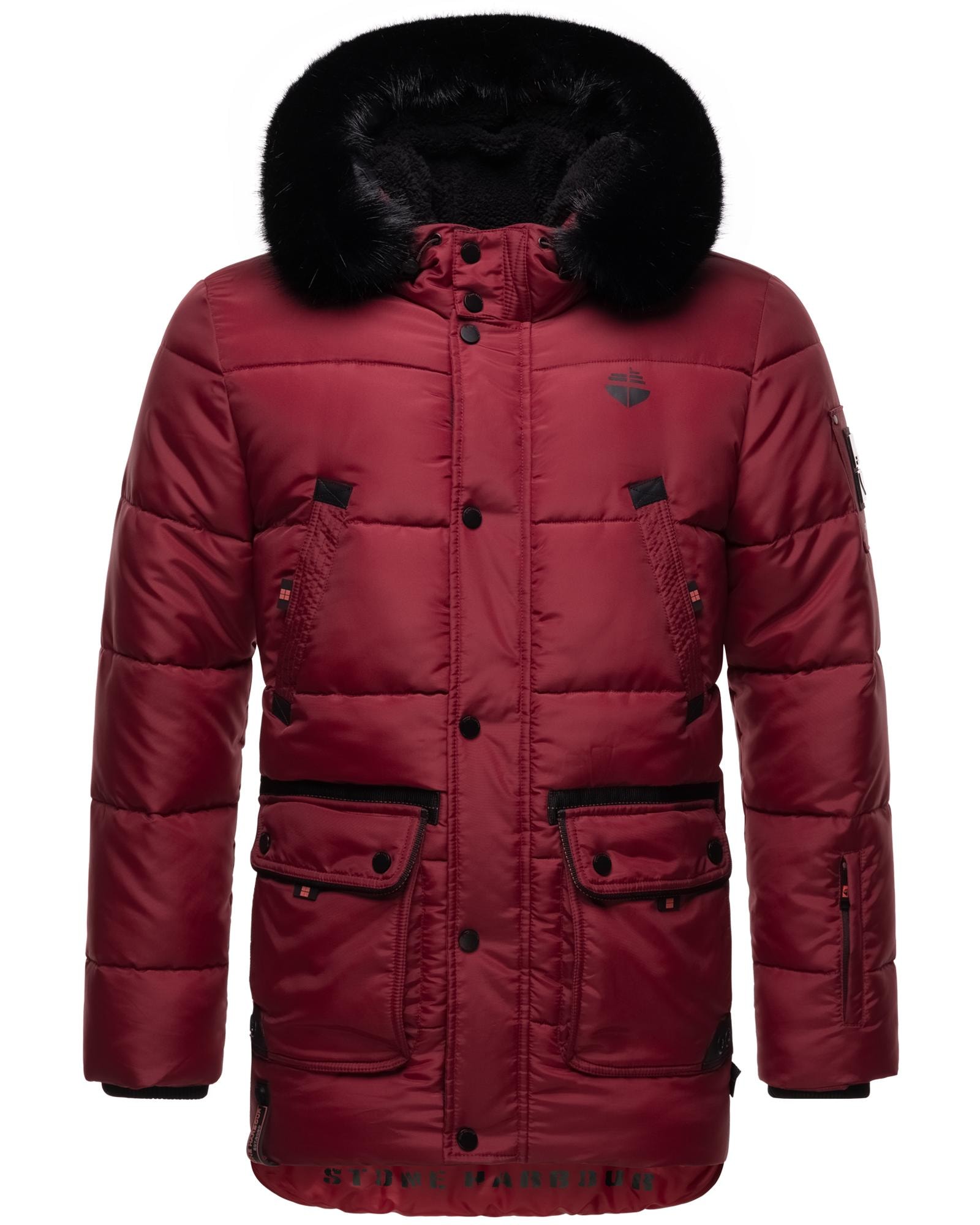 Stone Harbour Steppjacke "Mironoo", mit Kapuze, stylische Outdoorjacke mit großer Kapuze