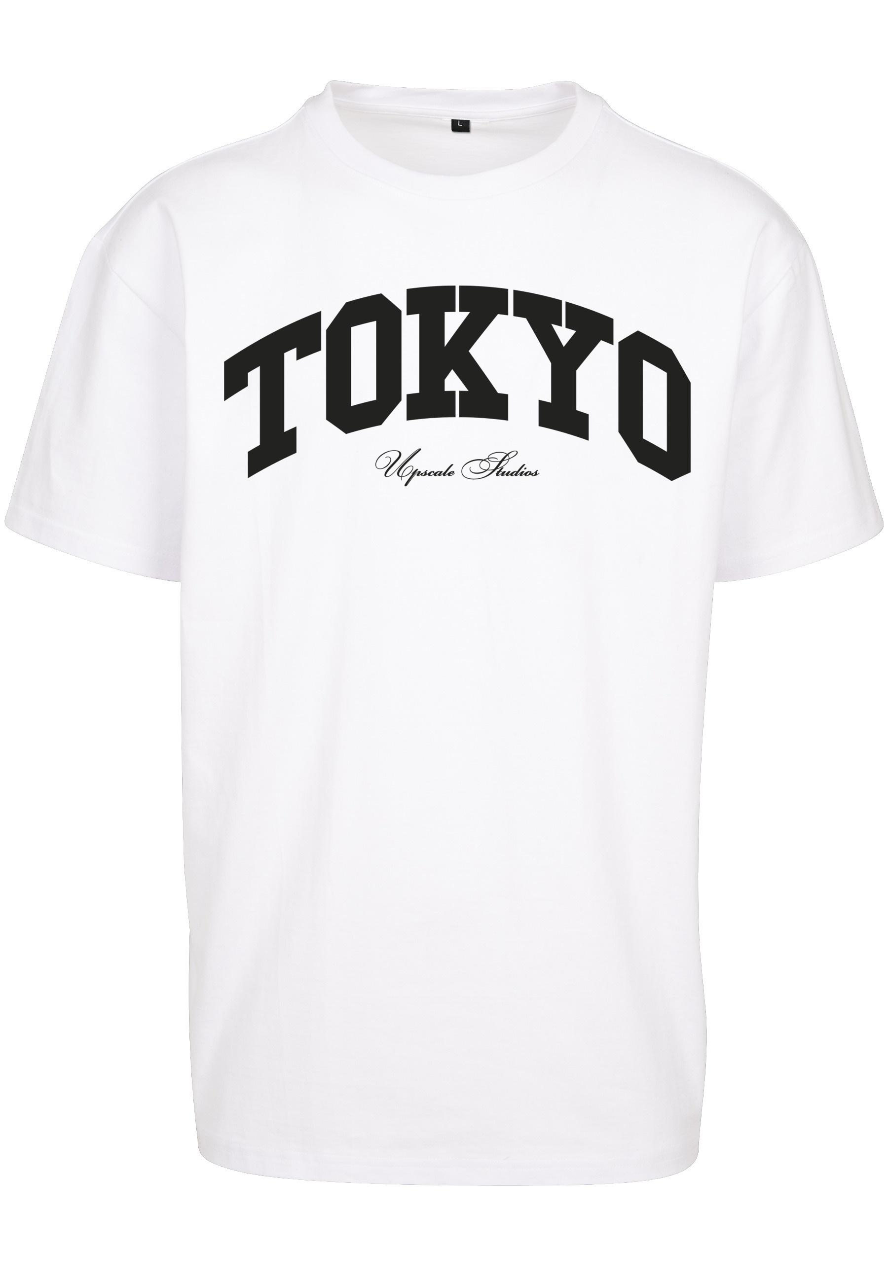 Upscale by Mister Tee T-Shirt "Upscale by Mister Tee Herren Tokyo College Oversize Tee" 1 Stk.