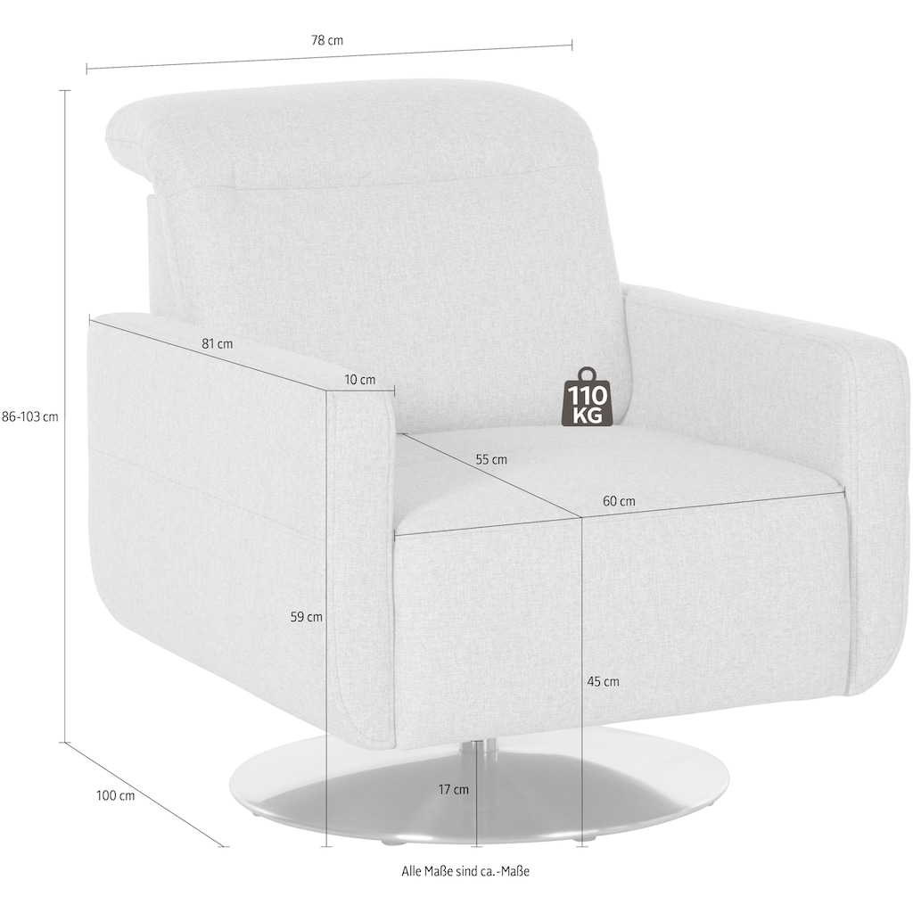 sit&more Drehsessel »Gizeh«