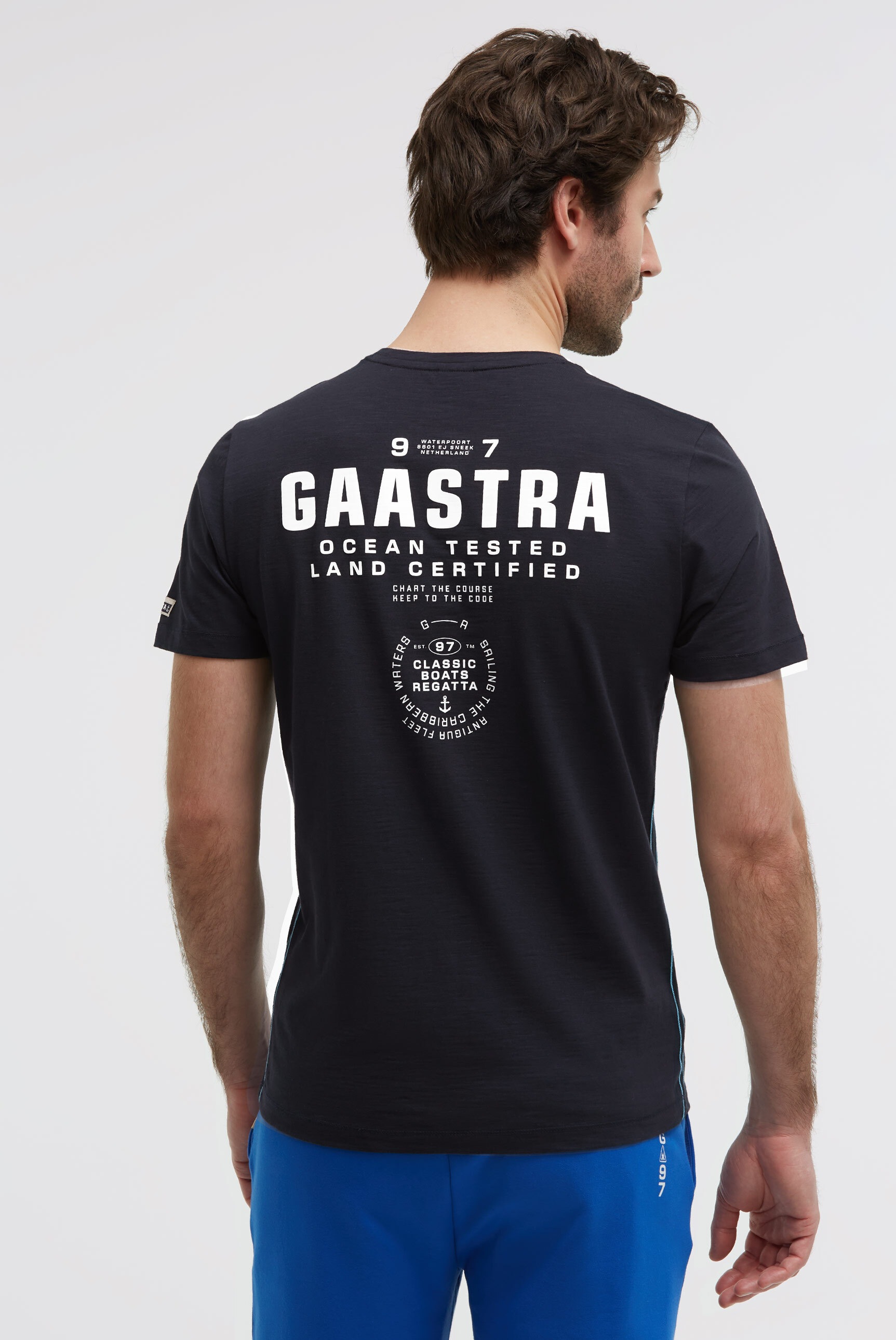 Gaastra Rundhalsshirt mit Kontrastnähten