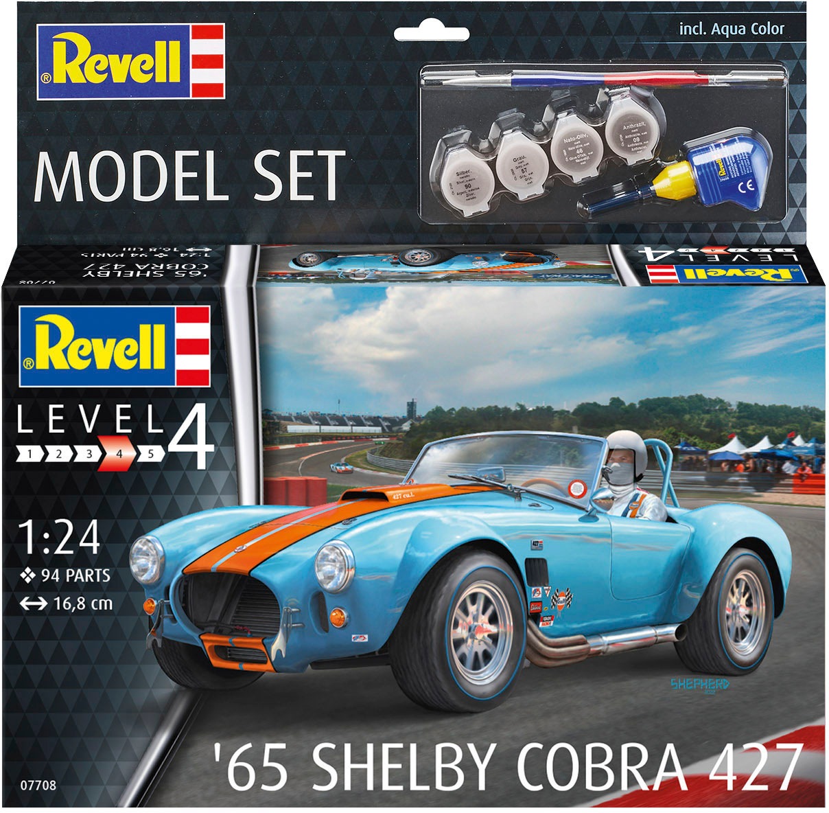 Revell® Modellbausatz »65 Shelby Cobra 427«, 1:24