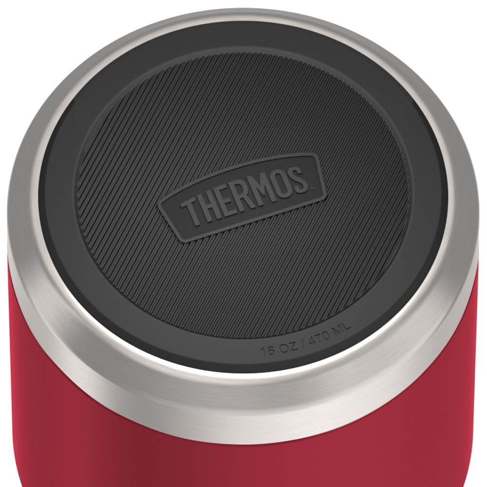 THERMOS Thermobehälter »ICON FOOD JAR, Thermobehälter für Essen, spülmaschinenfest« 1 Stk. tlg. 0,47l, 10h heiß & 24h kalt, dicht & auslaufsicher, mit Löffel