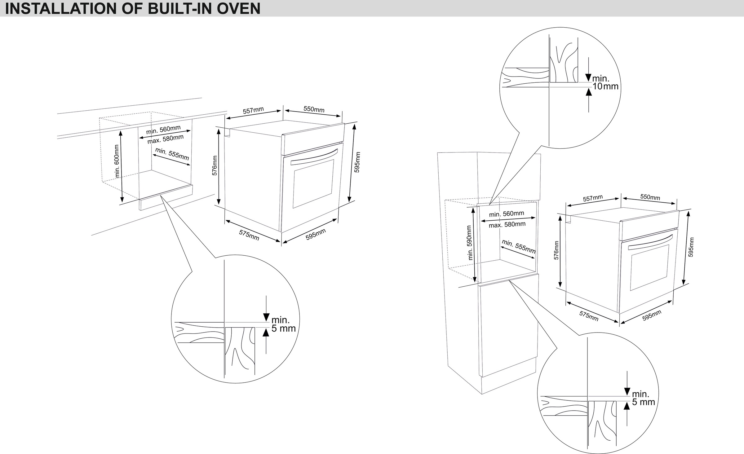 Sharp Backofen-Set »K-60DX19IM0-EU«, mit 1-fach-Teleskopauszug, mit 1-fach Teleskopauszug