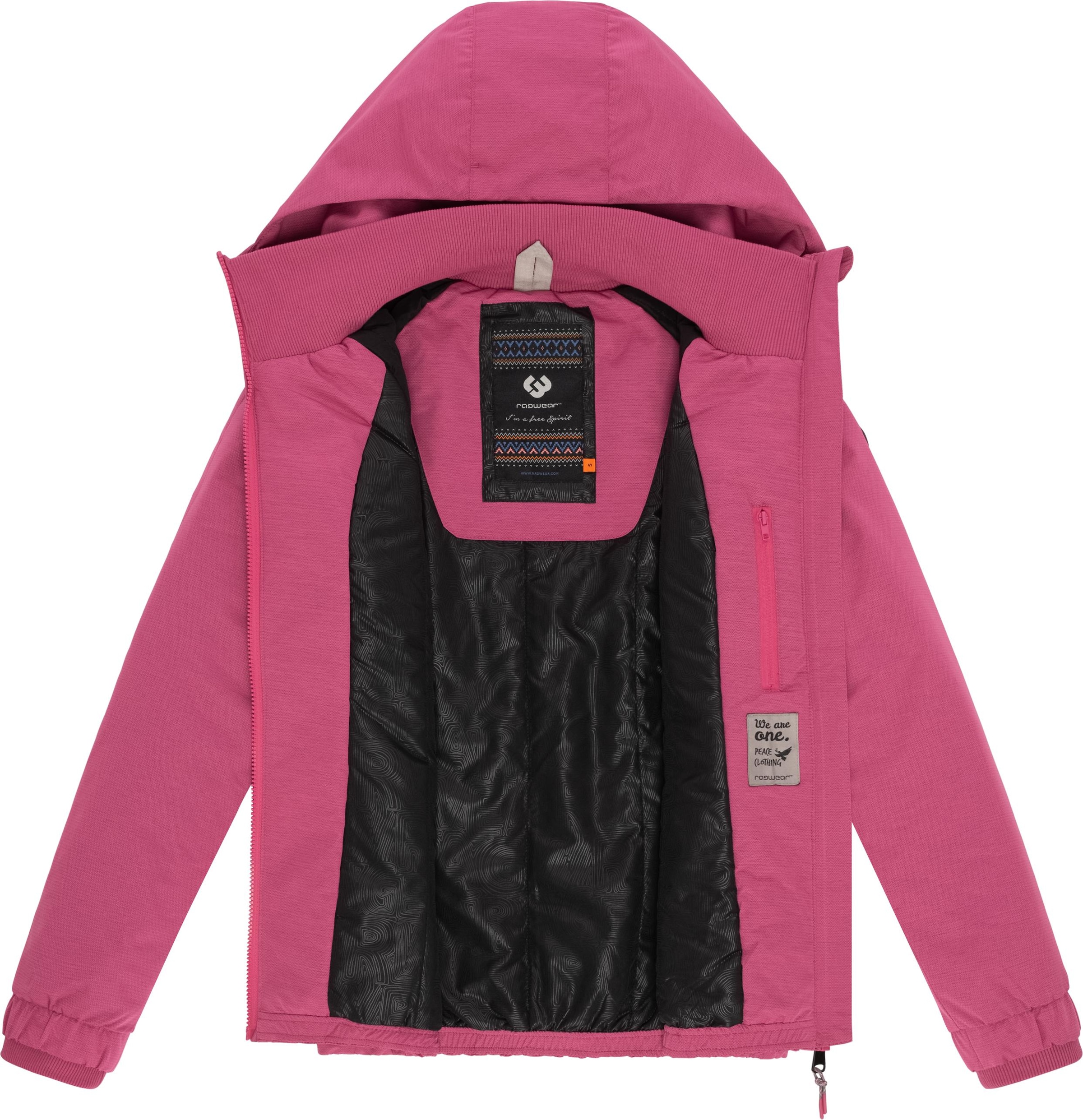 Ragwear Winterjacke »Dizzie Warm Rain«, mit Kapuze, Warme Damen Jacke mit Kapuze