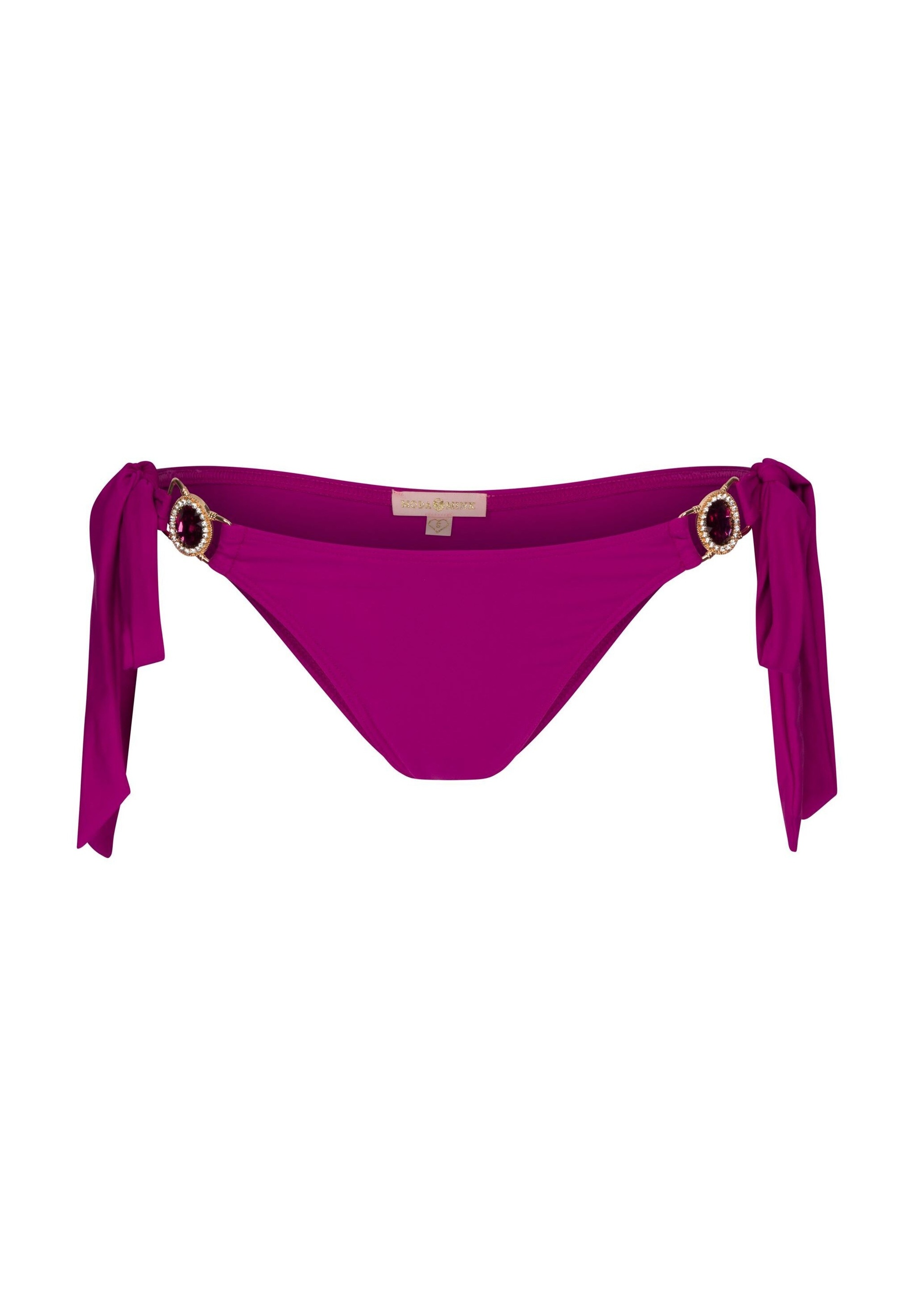 Moda Minx Bikini-Hose »Amour Tie Side Brazilian«, (1 St., Panty), mit stilvollem Steinbesatz
