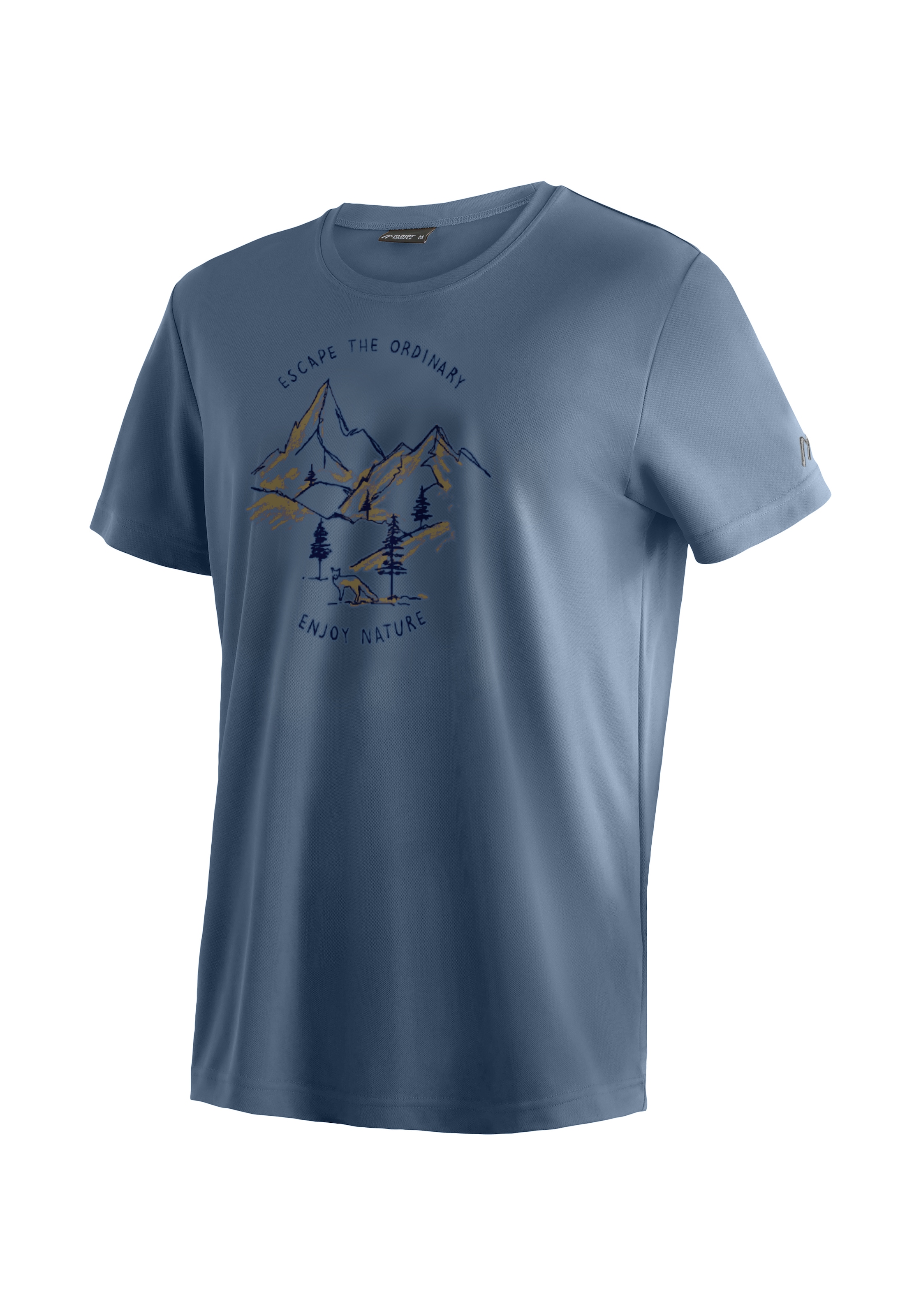 Maier Sports T-Shirt "Dieter Print", Herren Funktionsshirt, Freizeitshirt m günstig online kaufen