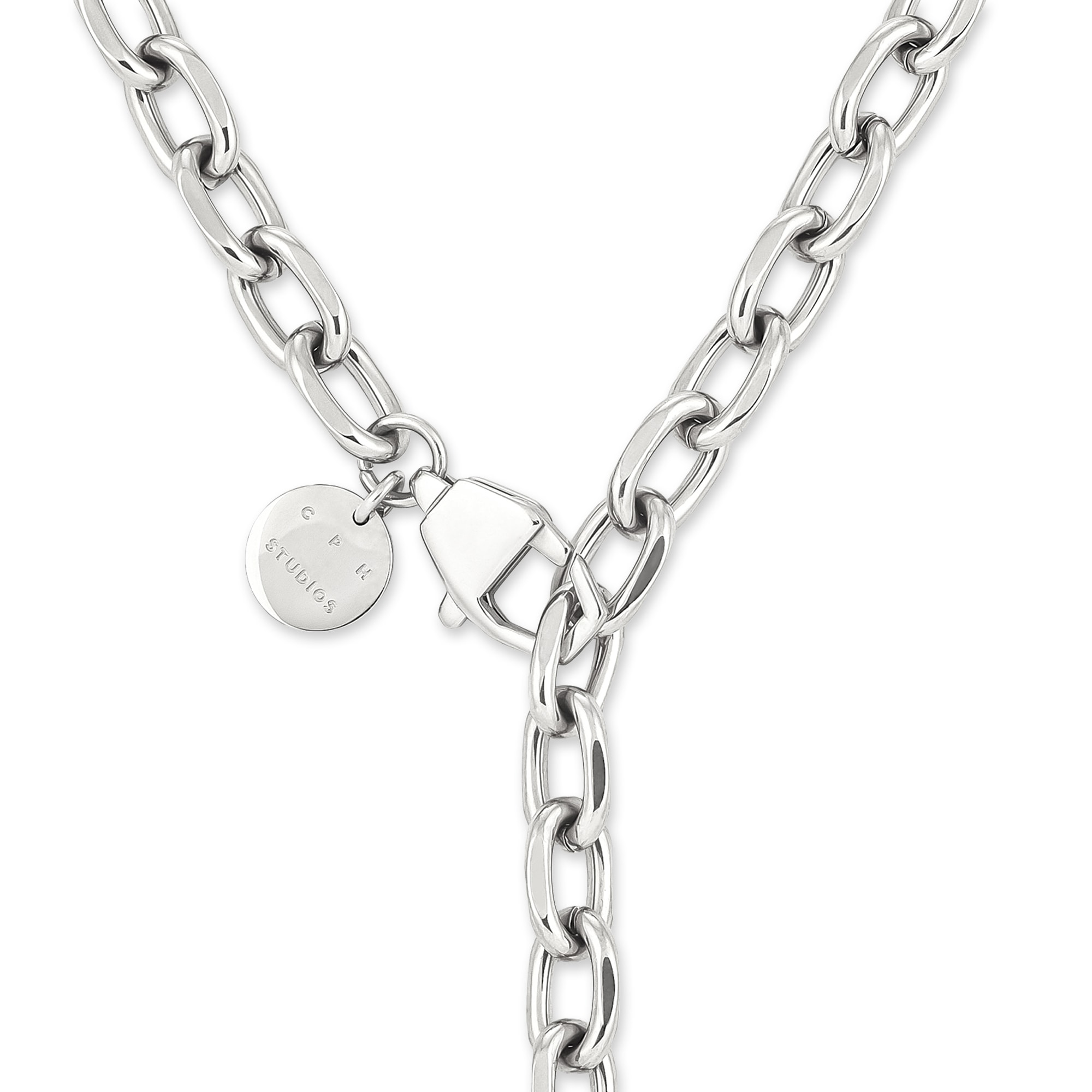 Copenhagen Studios Edelstahlkette »Schmuck Geschenk Halskette Basic Chunky«