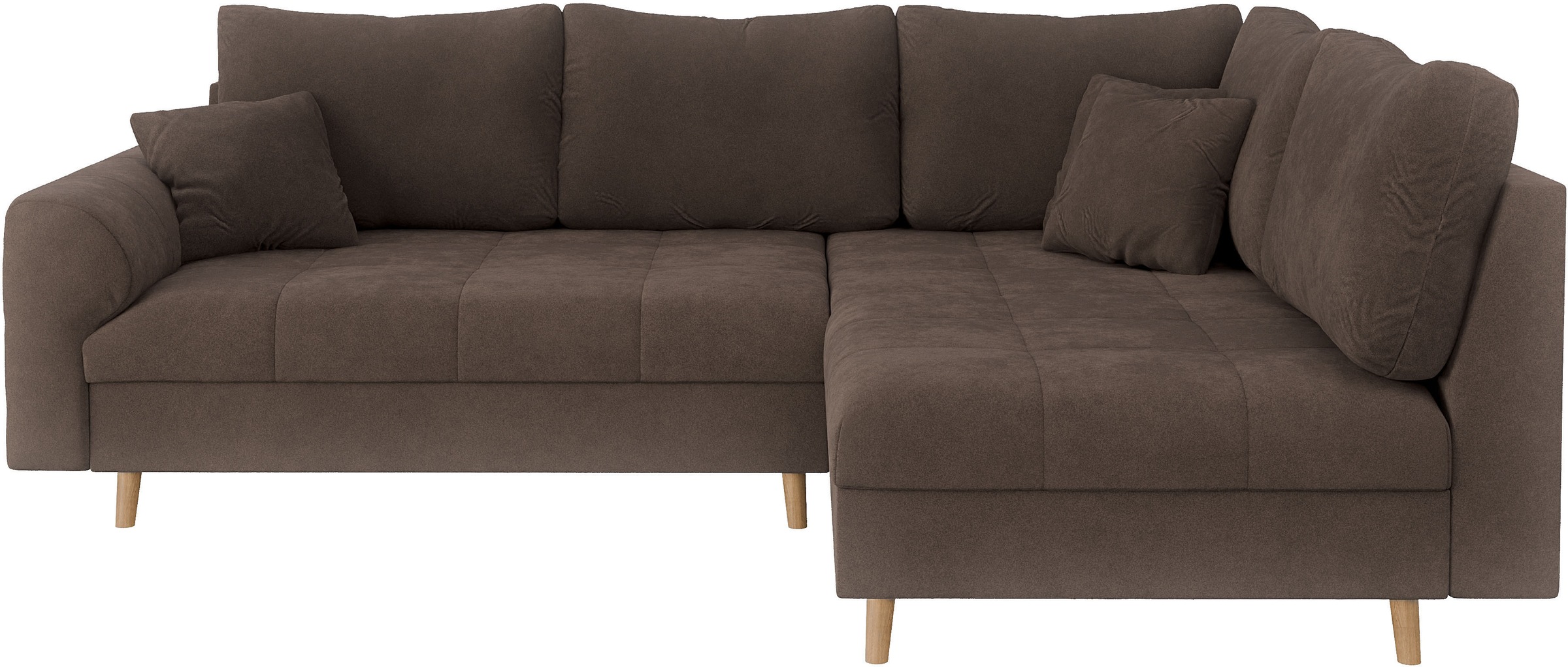 Home affaire Ecksofa "CHARRE L-Form mit Ottomane, Maße B/T/H: 231/161/81 cm günstig online kaufen