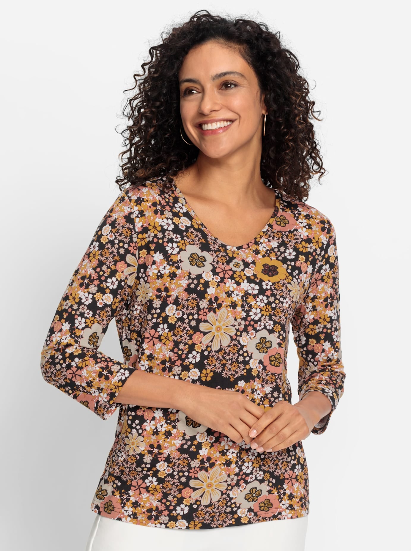 Inspirationen 3/4-Arm-Shirt "3/4-Arm-Shirt", 1 Stk. günstig online kaufen