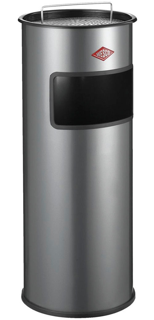 WESCO Aschenbecher "Standascher 30 L, mit Sieb" 1 Behälter mit Einwurfschli günstig online kaufen