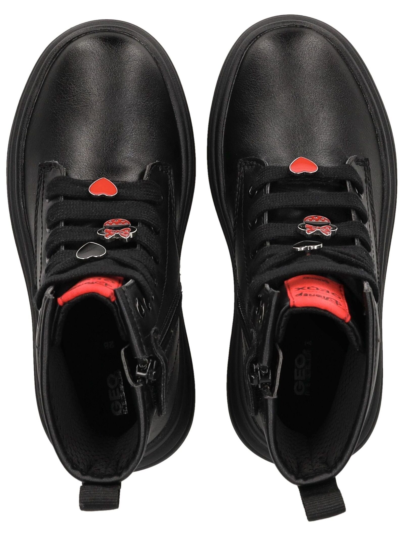 Geox Schnürstiefelette »Geox Stiefelette Lederimitat«