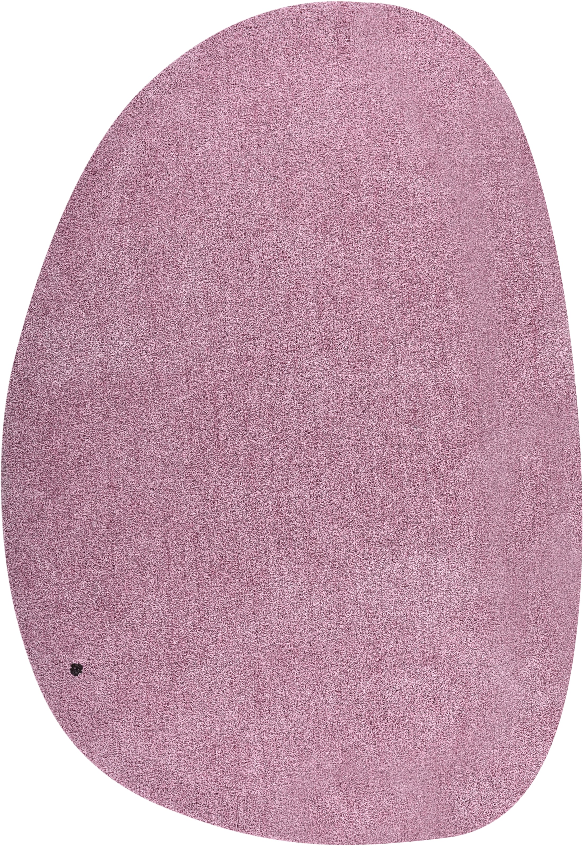 TOM TAILOR HOME Hochflor-Teppich "Shaggy Teppich Cozy", oval, 25 mm Höhe, Uni Farben, auch in Pastell Farben, ideal im W