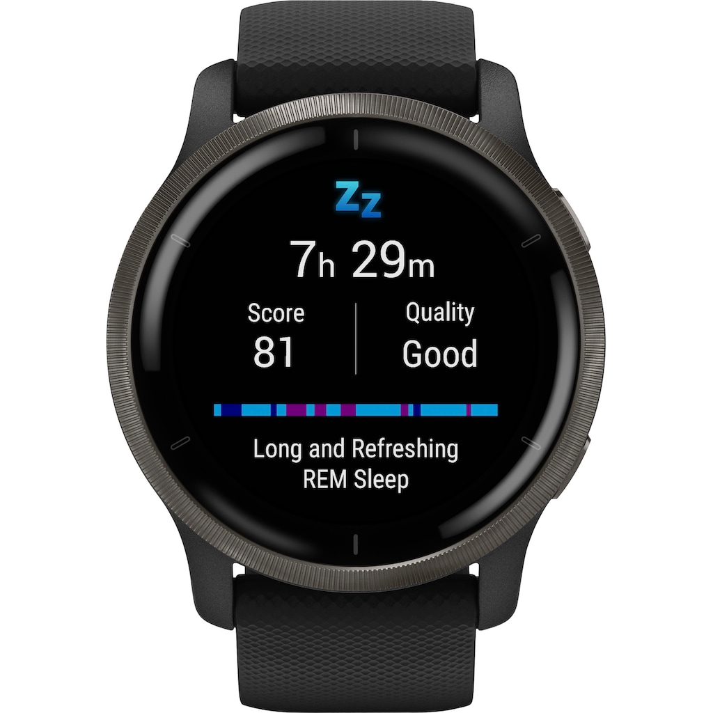 Garmin Smartwatch »Venu 2«, (25 vorinstallierten Sport-Apps)