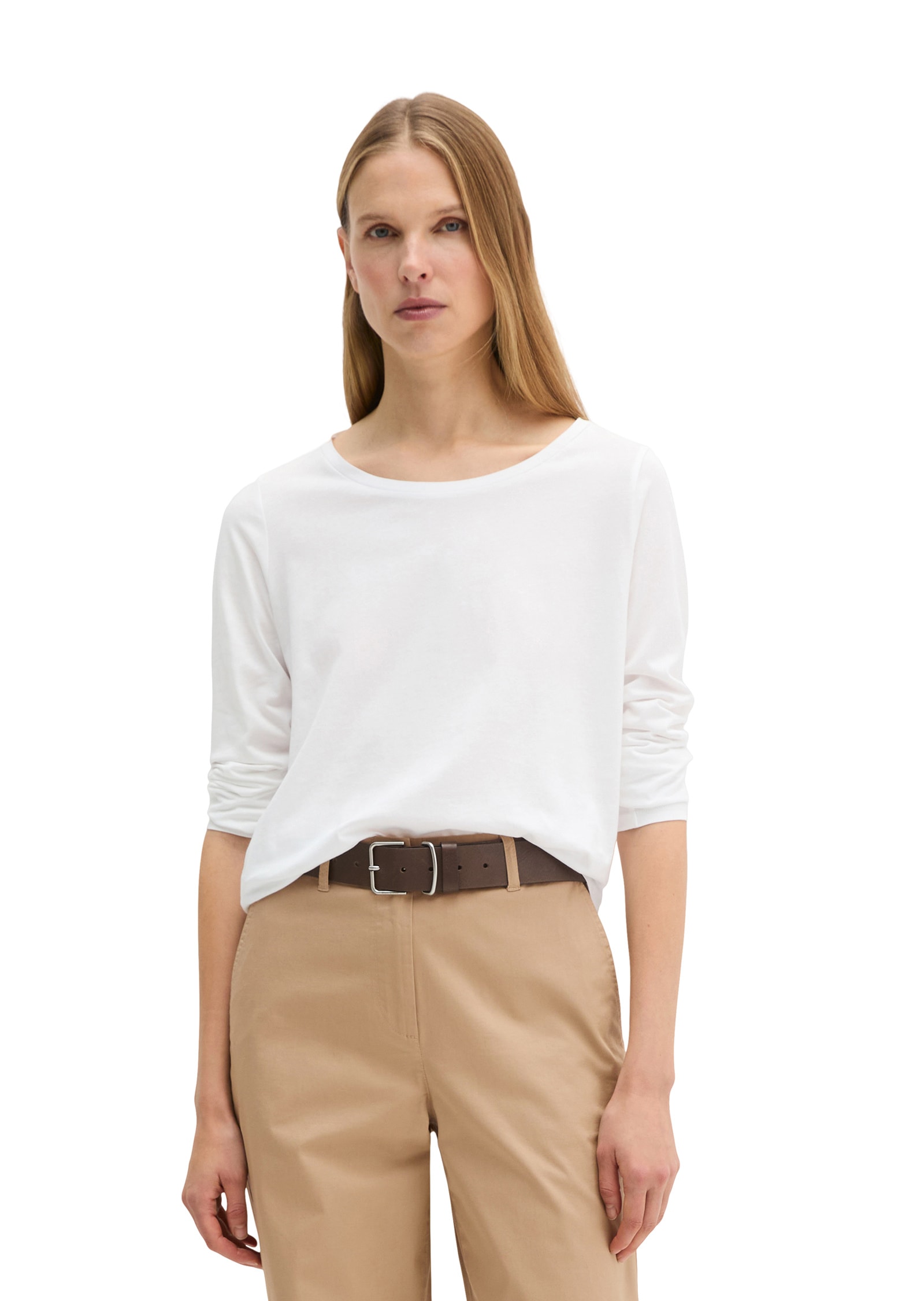 Marc OPolo Langarmshirt "in Organic Cotton-Qualität" günstig online kaufen