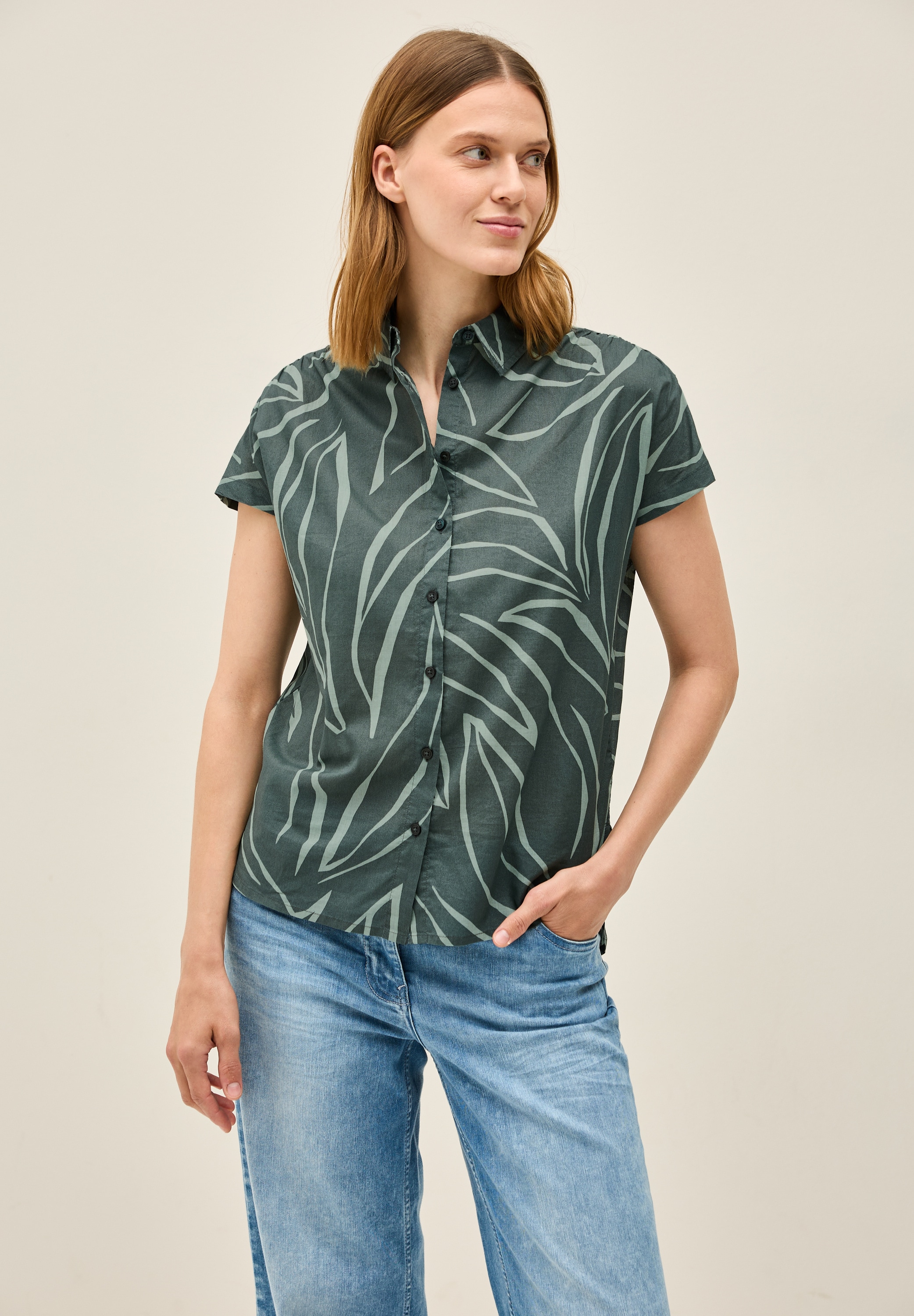 Cecil Hemdbluse, mit allover Print günstig online kaufen