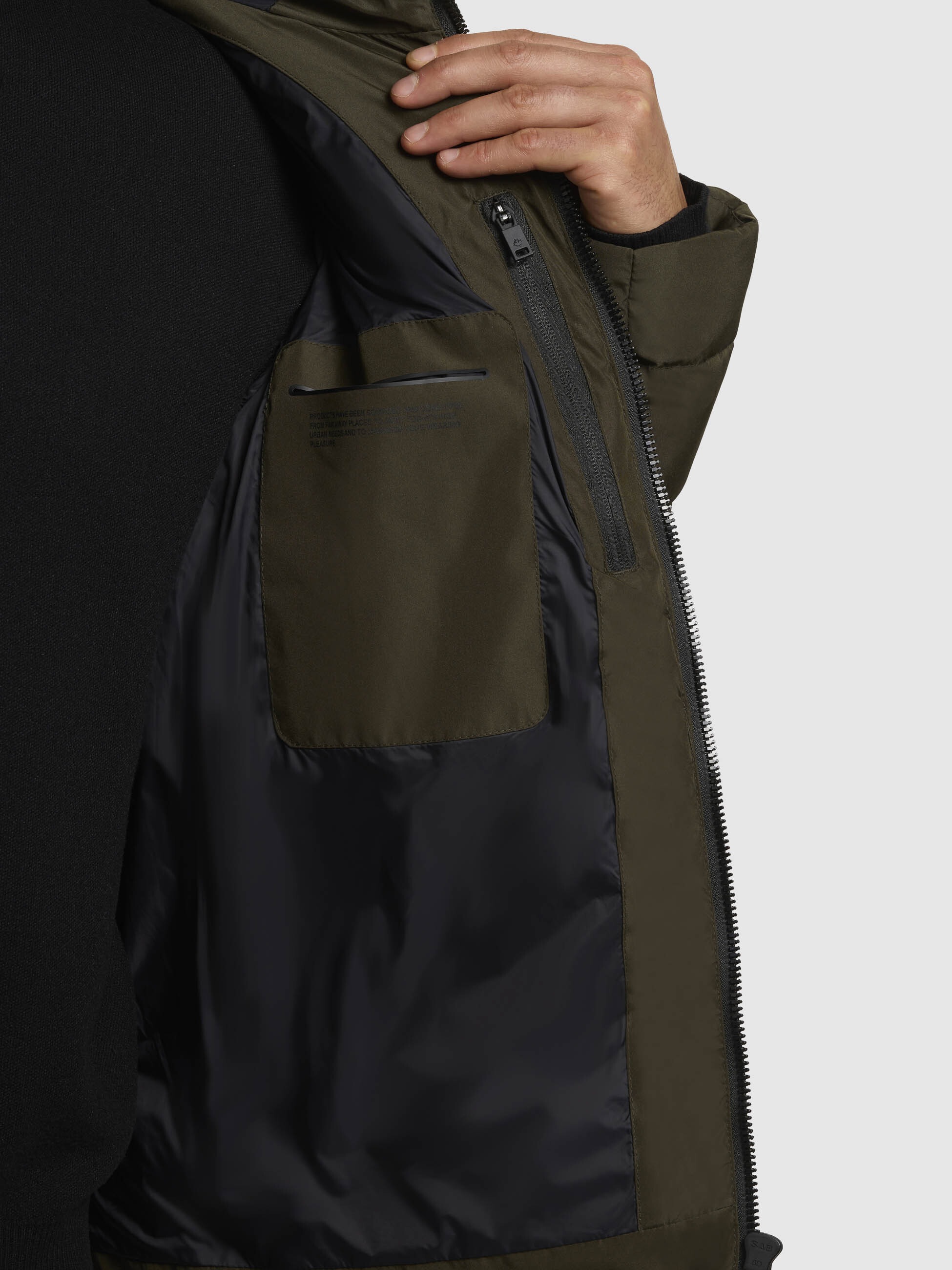 khujo Steppjacke »WOU«, mit Kapuze